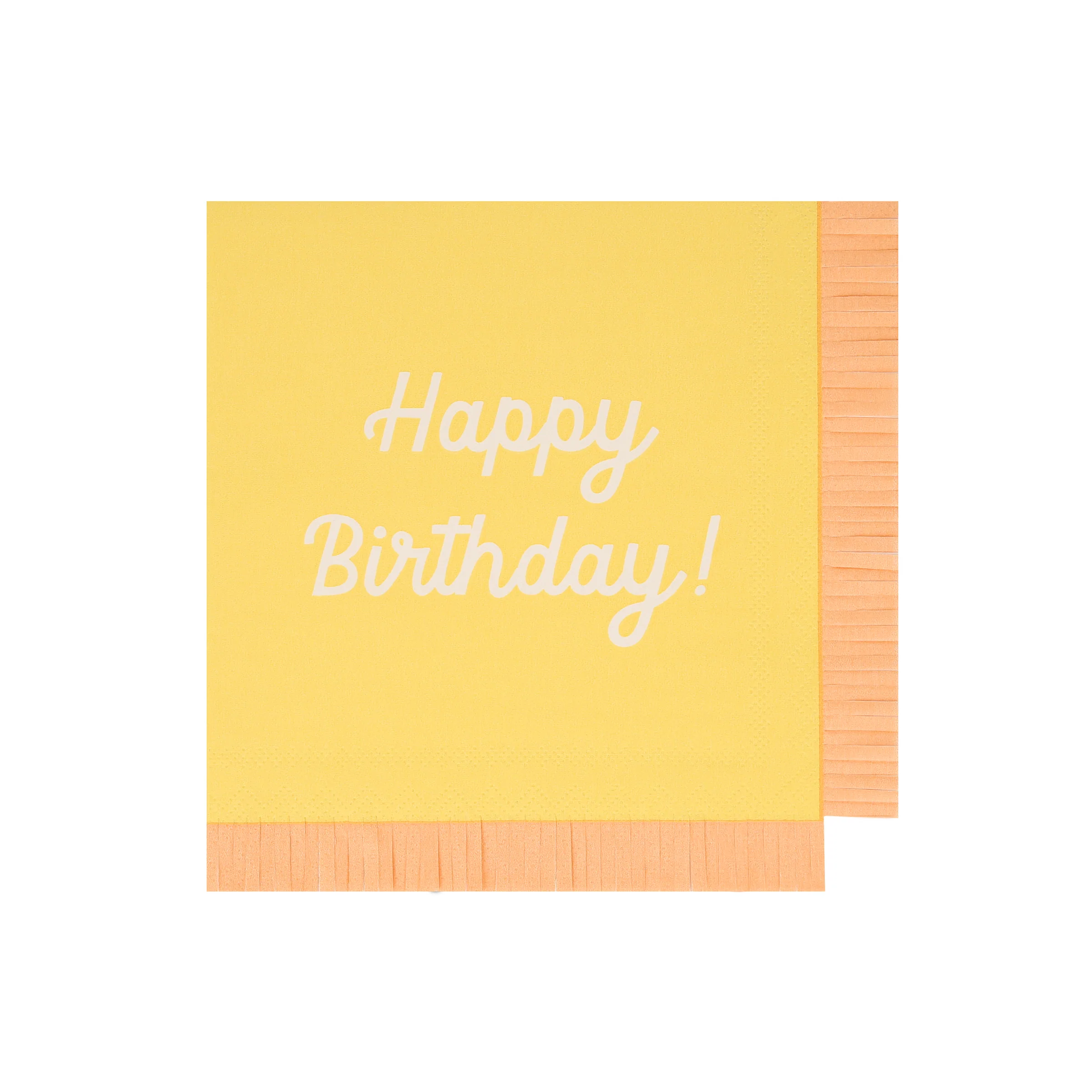 Mixed Happy Birthday Large Napkins (x 16) - Image 5