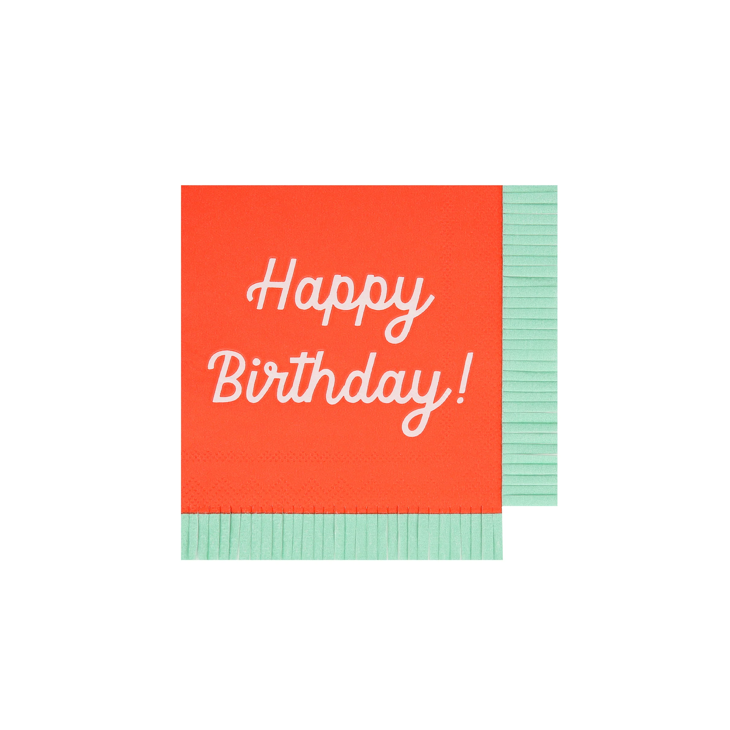 Mixed Happy Birthday Small Napkins (x 16) - Image 10