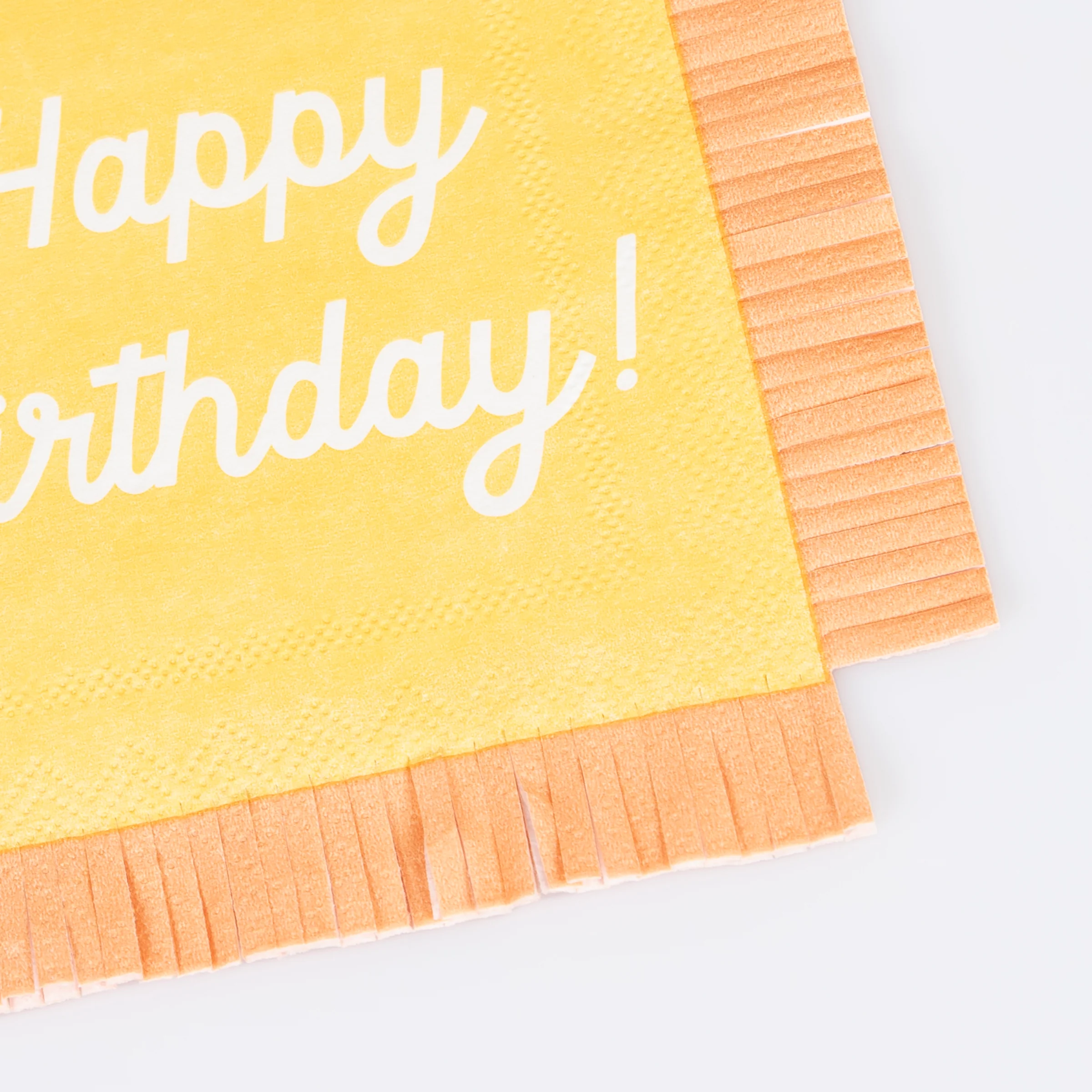 Mixed Happy Birthday Small Napkins (x 16) - Image 2