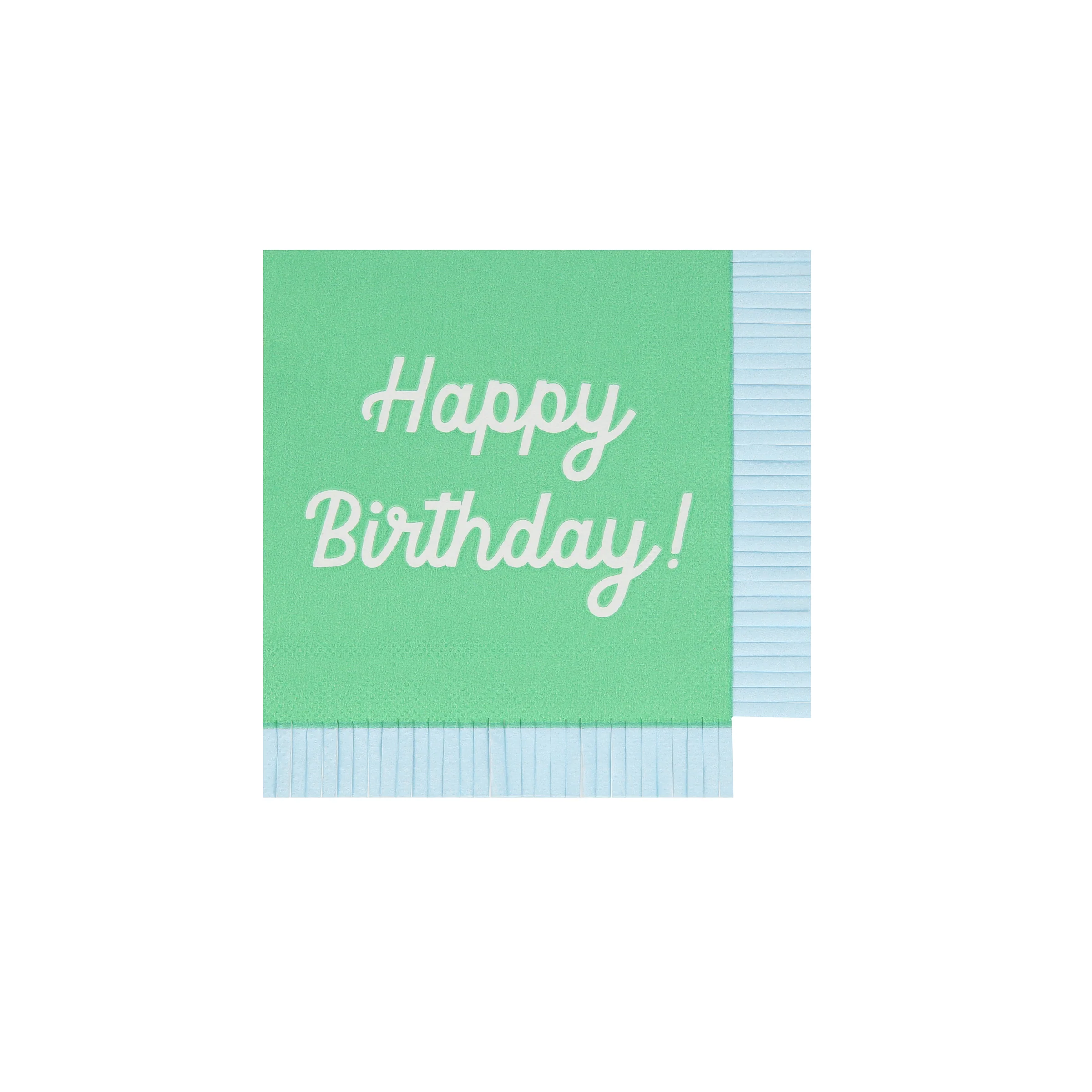 Mixed Happy Birthday Small Napkins (x 16) - Image 4