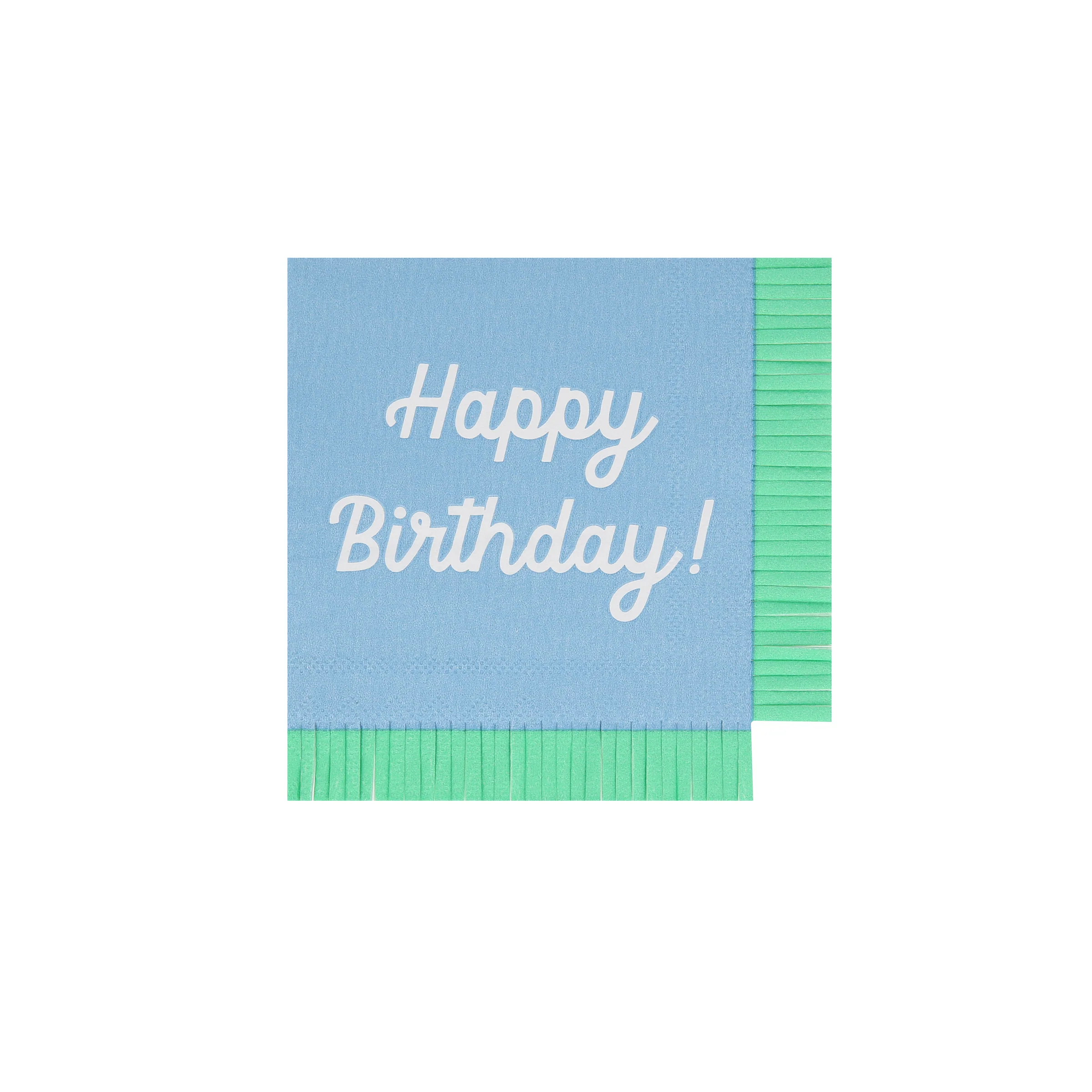 Mixed Happy Birthday Small Napkins (x 16) - Image 5