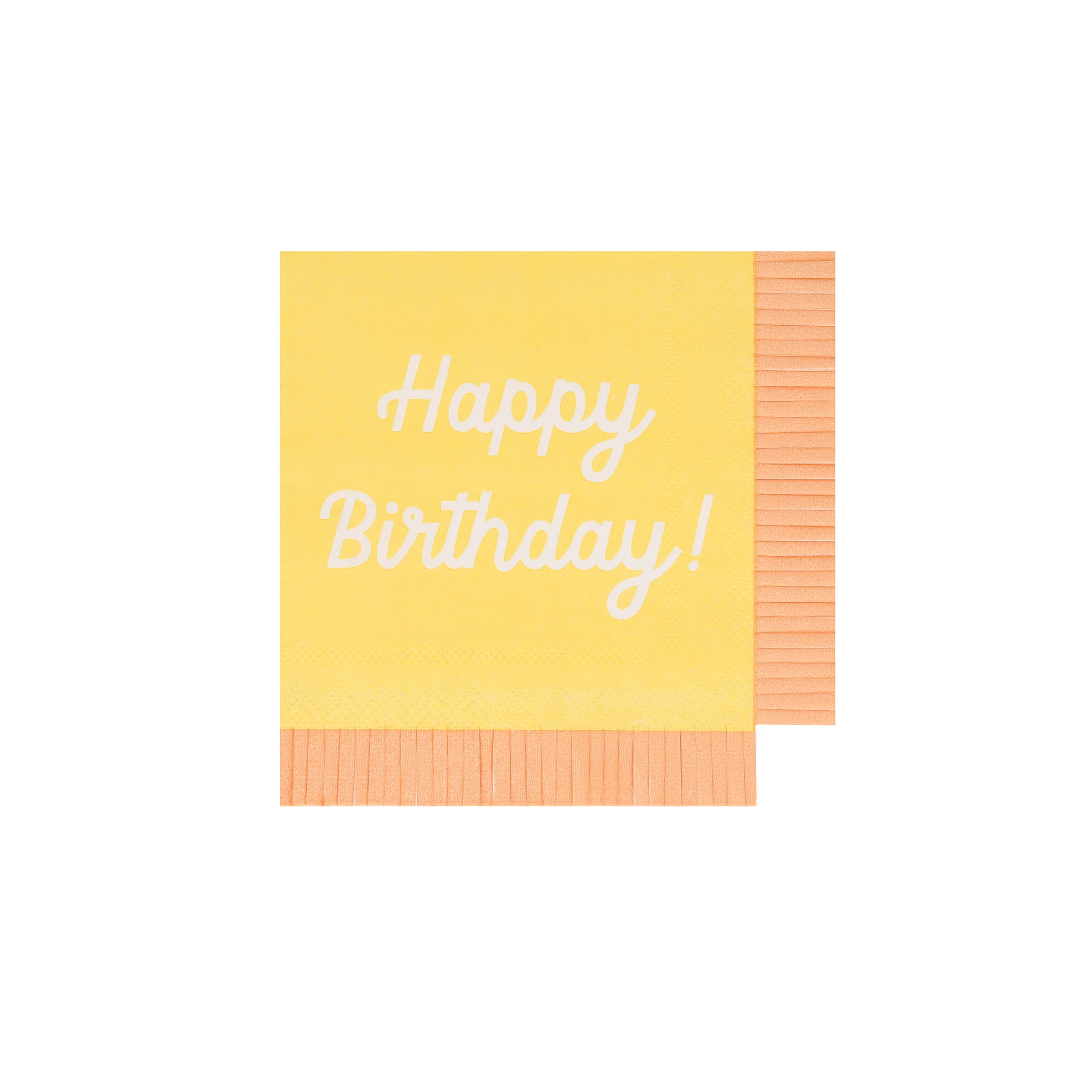 Mixed Happy Birthday Small Napkins (x 16) - Image 8