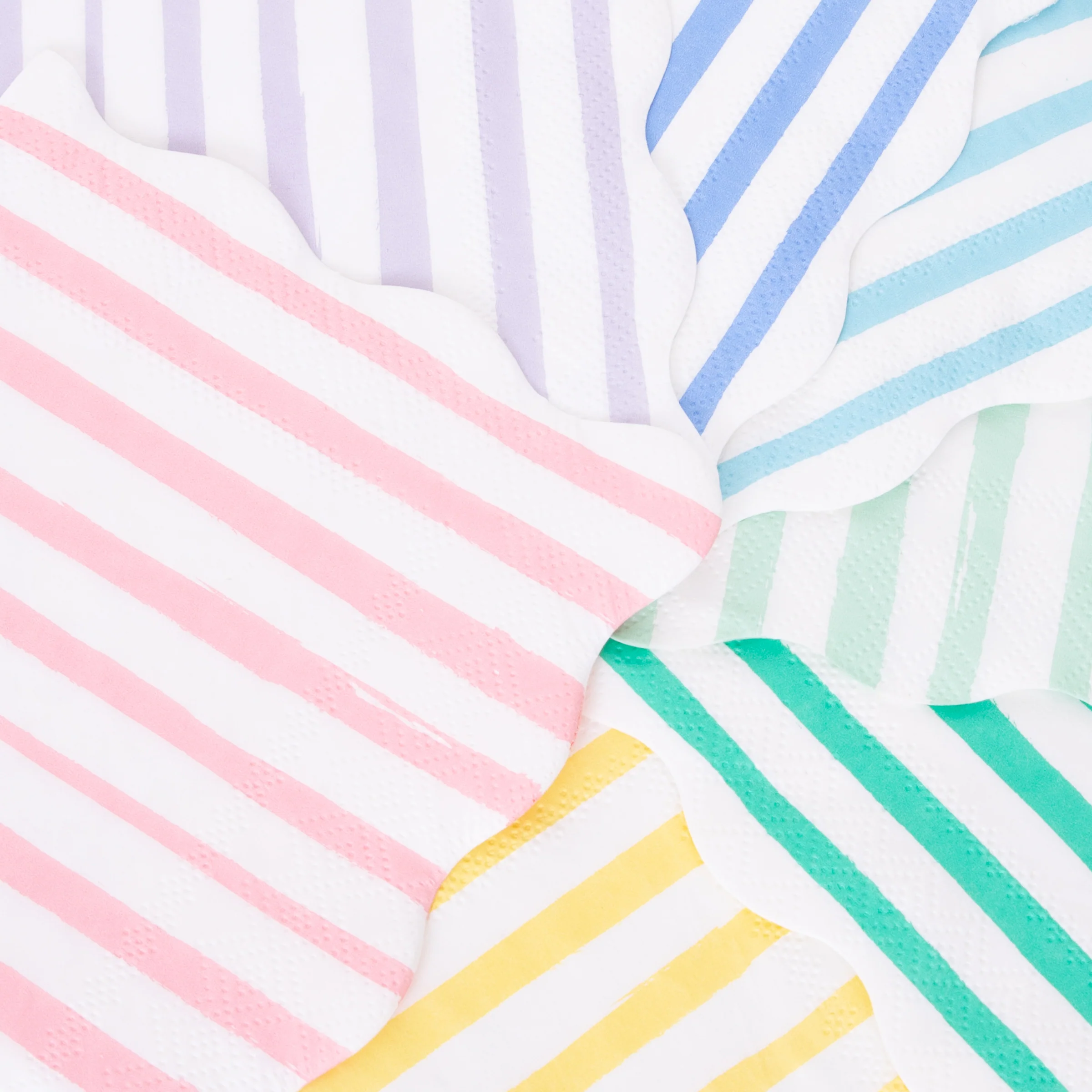 Mixed Stripe Large Napkins (x 16) - Image 4