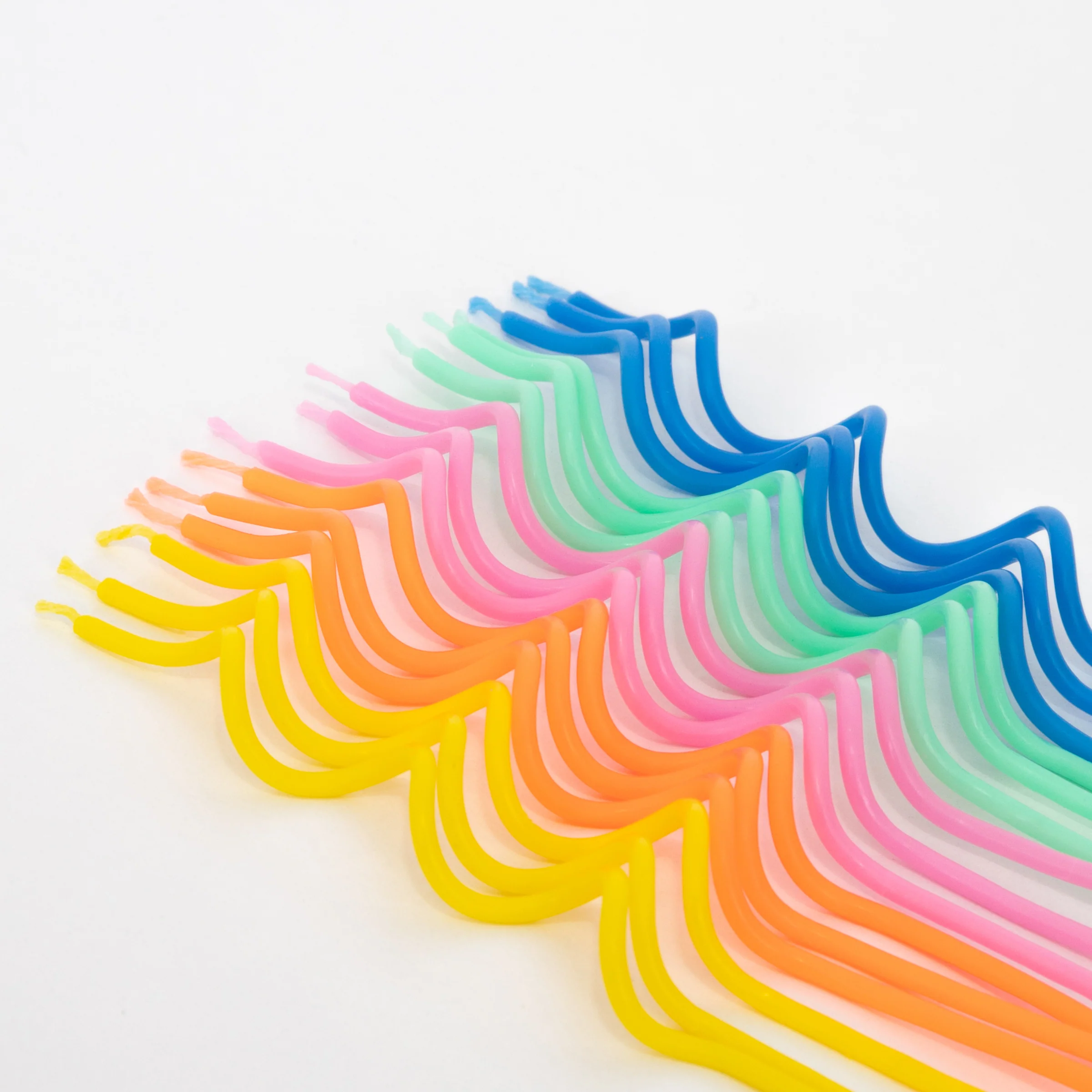 Mixed Swirly Candles (x 20) - Image 3