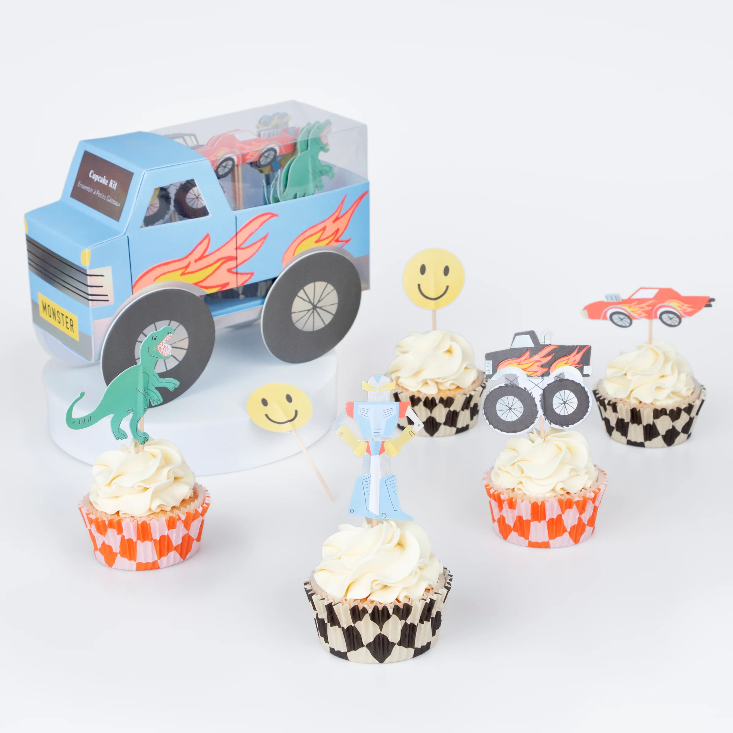 Monster Truck Cupcake Kit (x 24 toppers) - Image 3