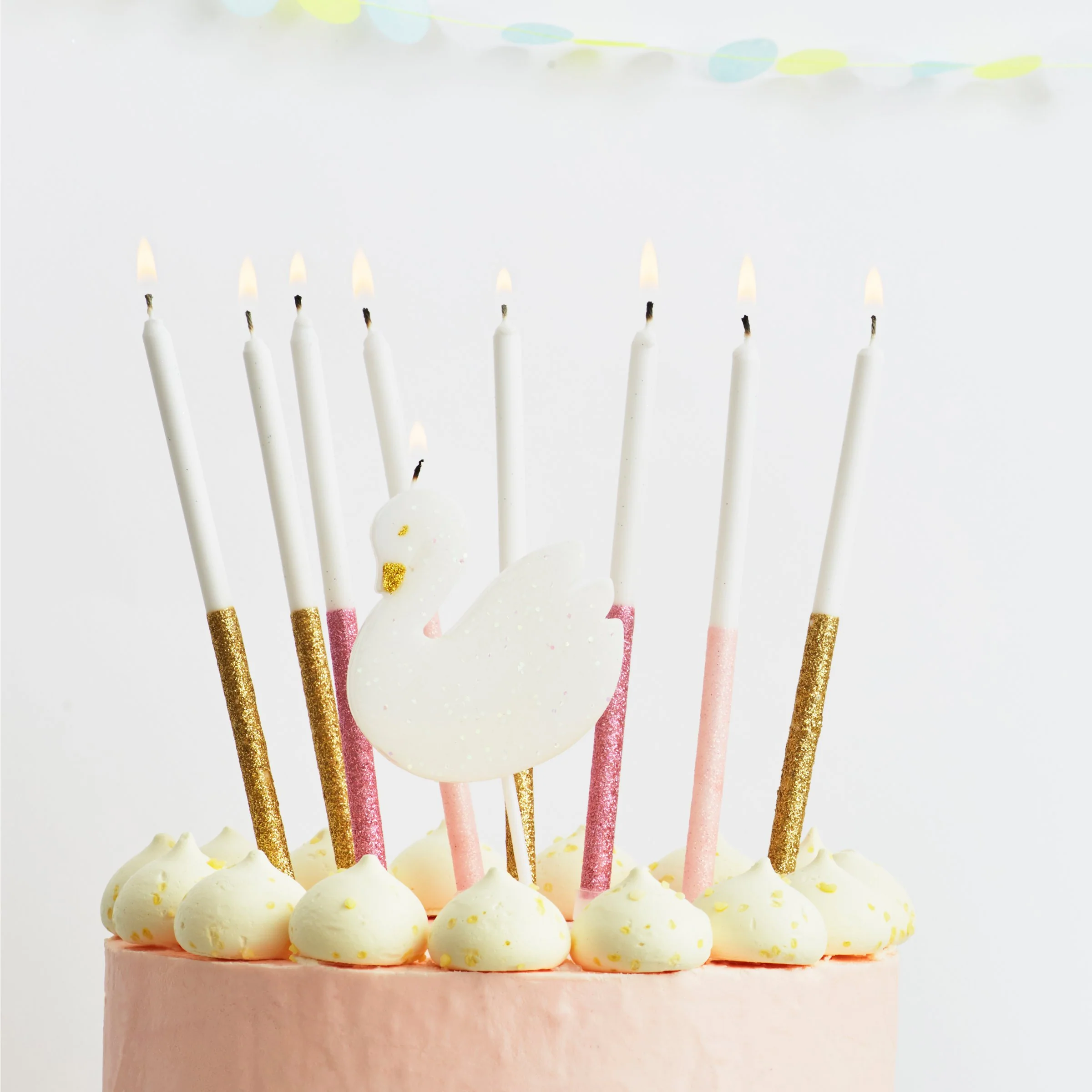 Multicolour Dipped Glitter Candles (x 16) - Image 4