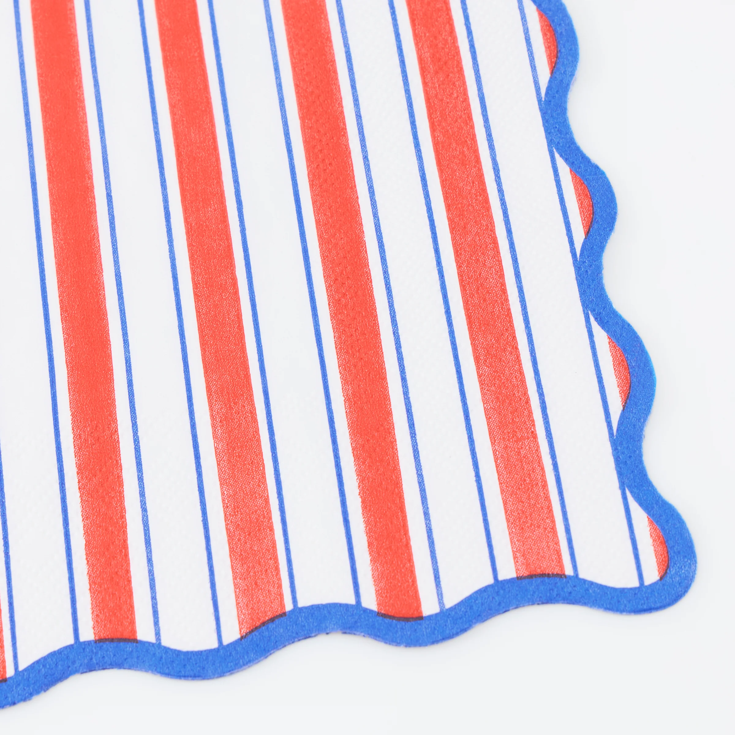 Nautical Striped Large Napkins (x 16) - Image 2