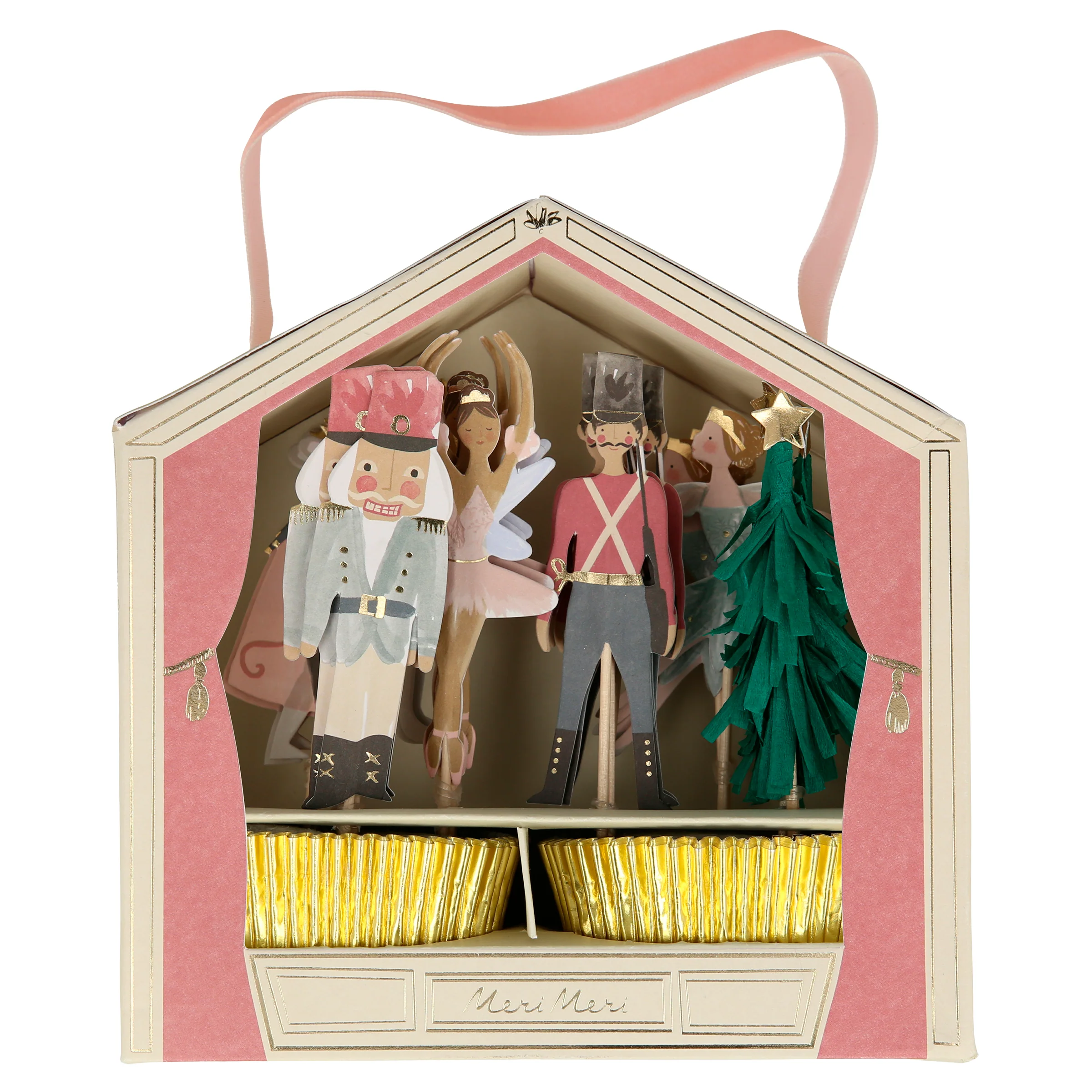 Nutcracker Cupcake Kit (x 24 toppers) - Image 2