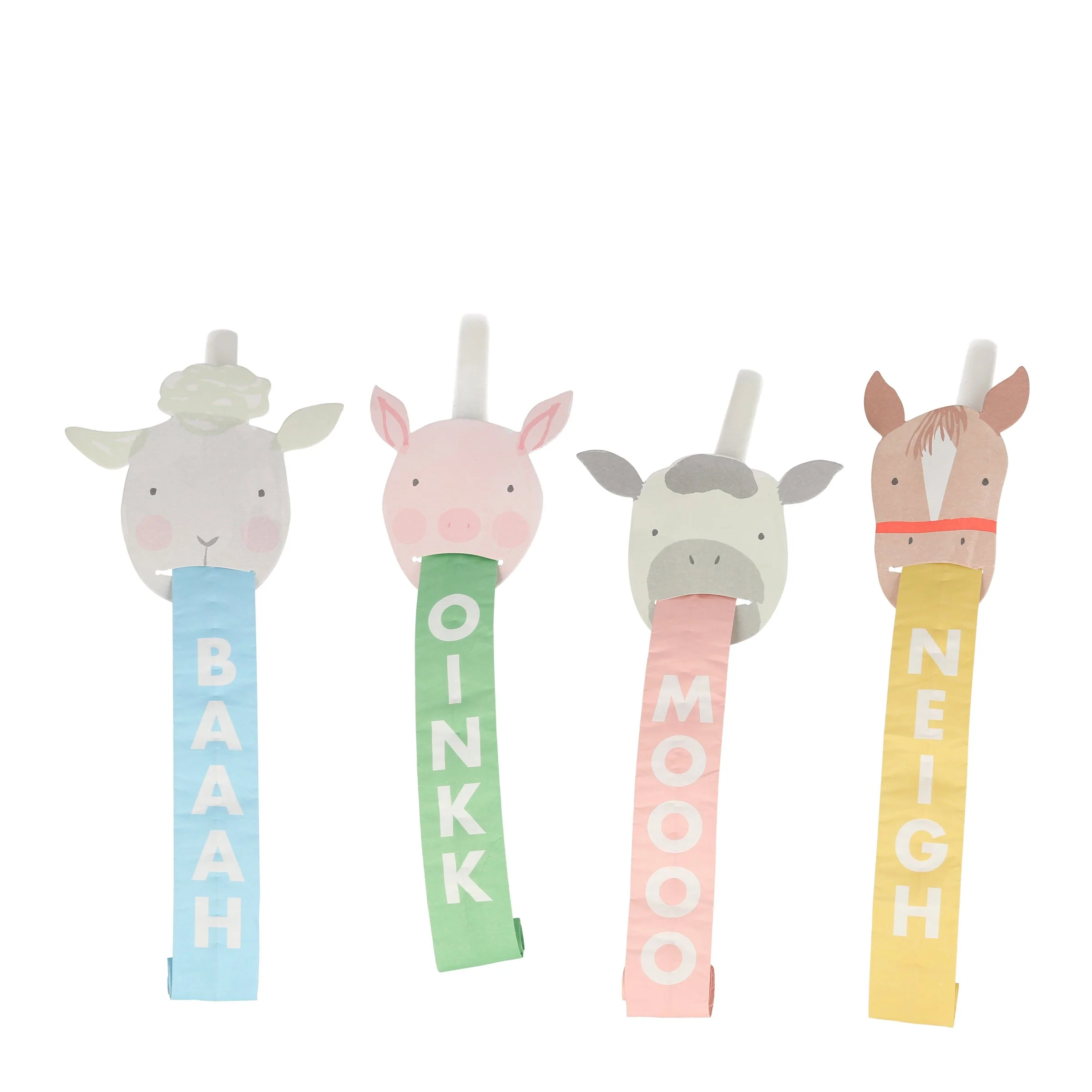 On The Farm Party Blowers (x 4) - Image 2