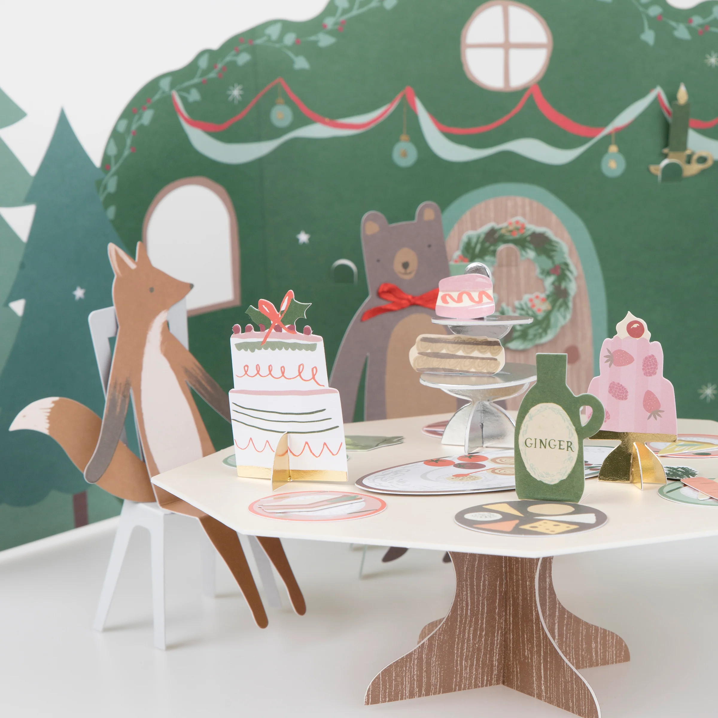 Owl's Party Paper Play Advent Calendar - Image 3