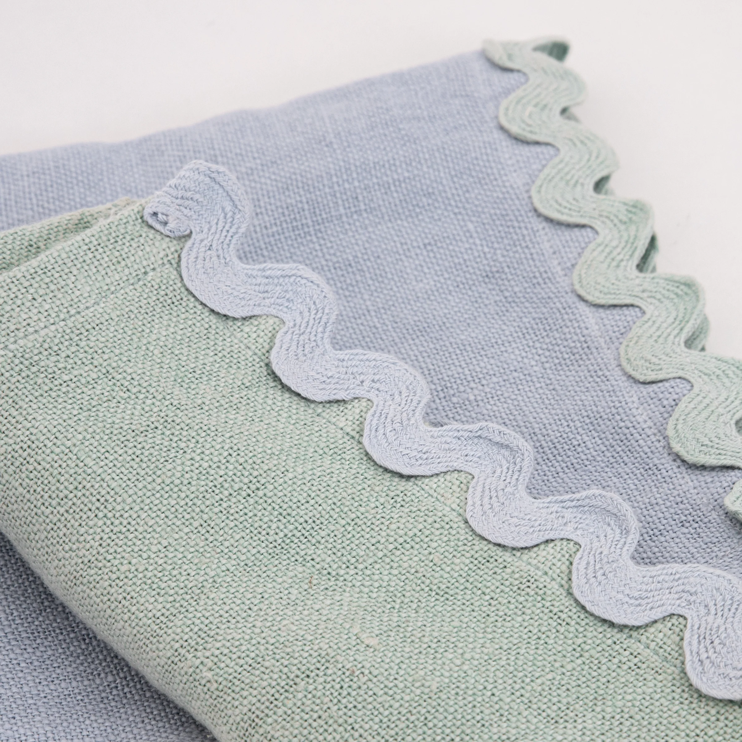 Pastel Ricrac Fabric Napkins (x 4) - Image 5