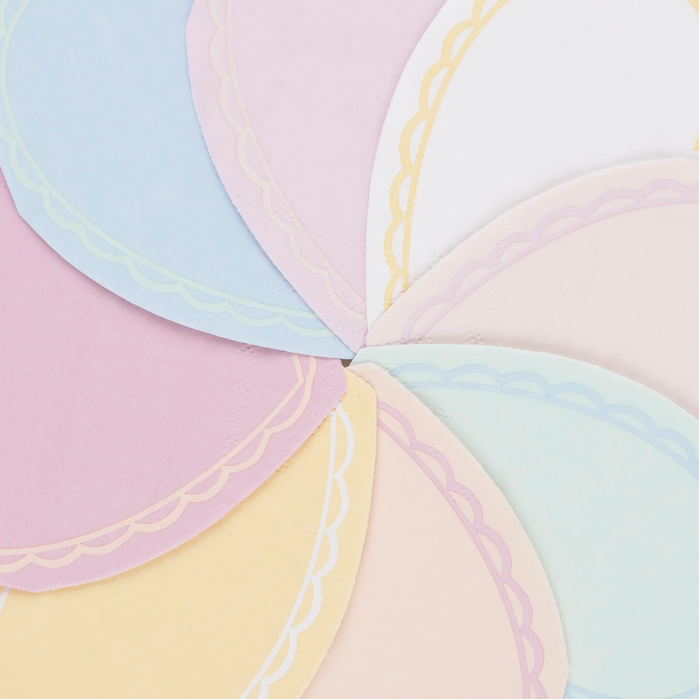 Pastel Heart Small Napkins (x 16) - Image 3
