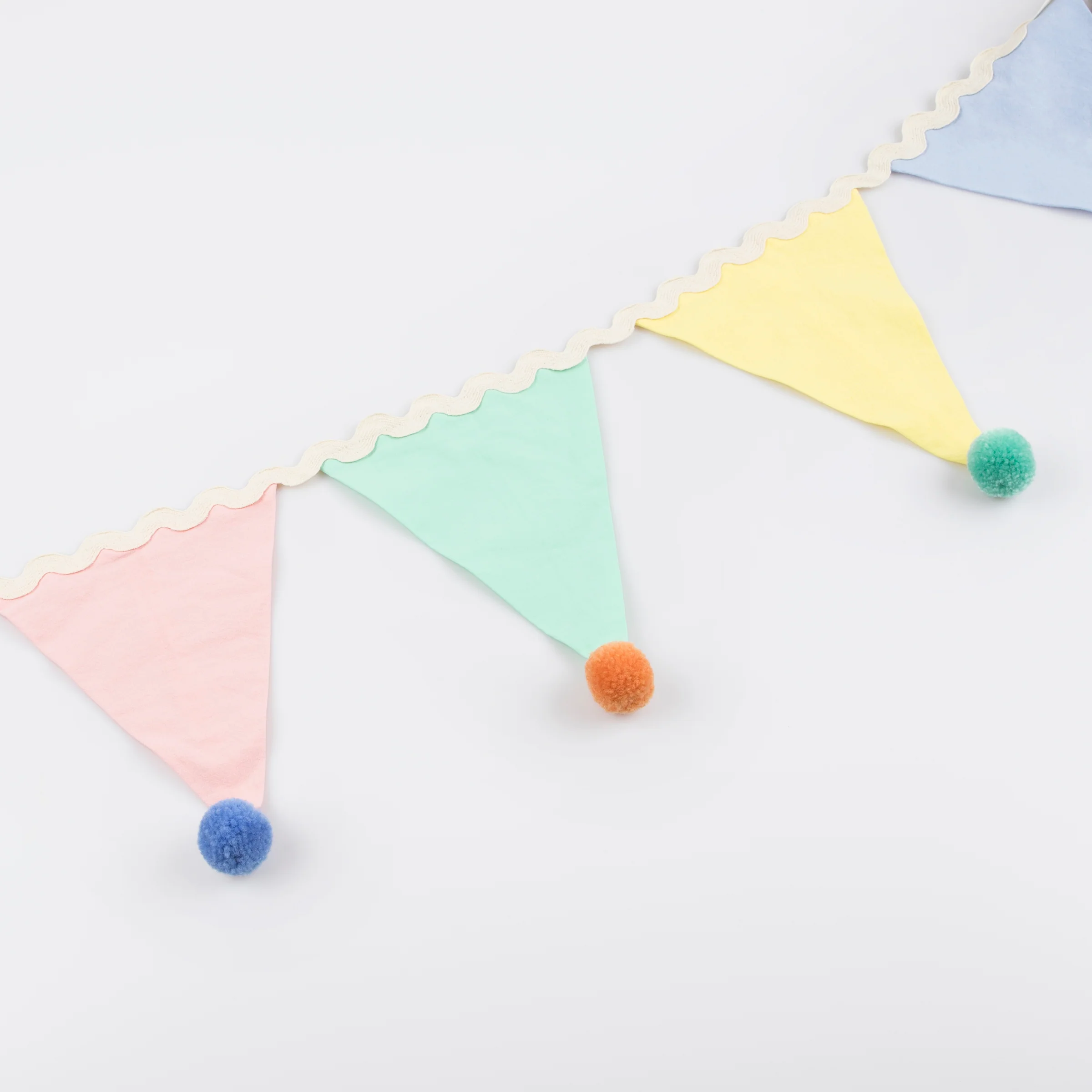 Pastel Pompom Flag Garland - Image 4