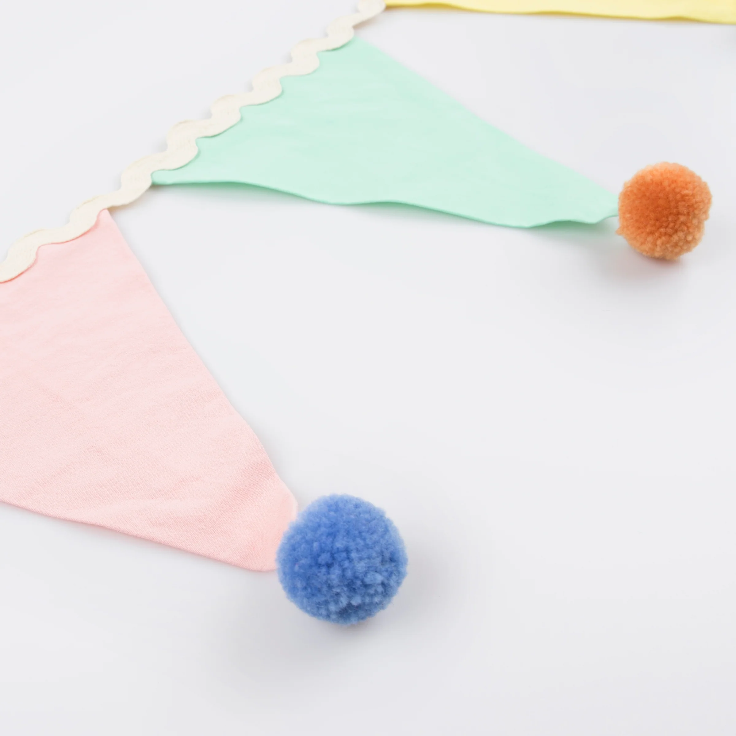 Pastel Pompom Flag Garland - Image 5