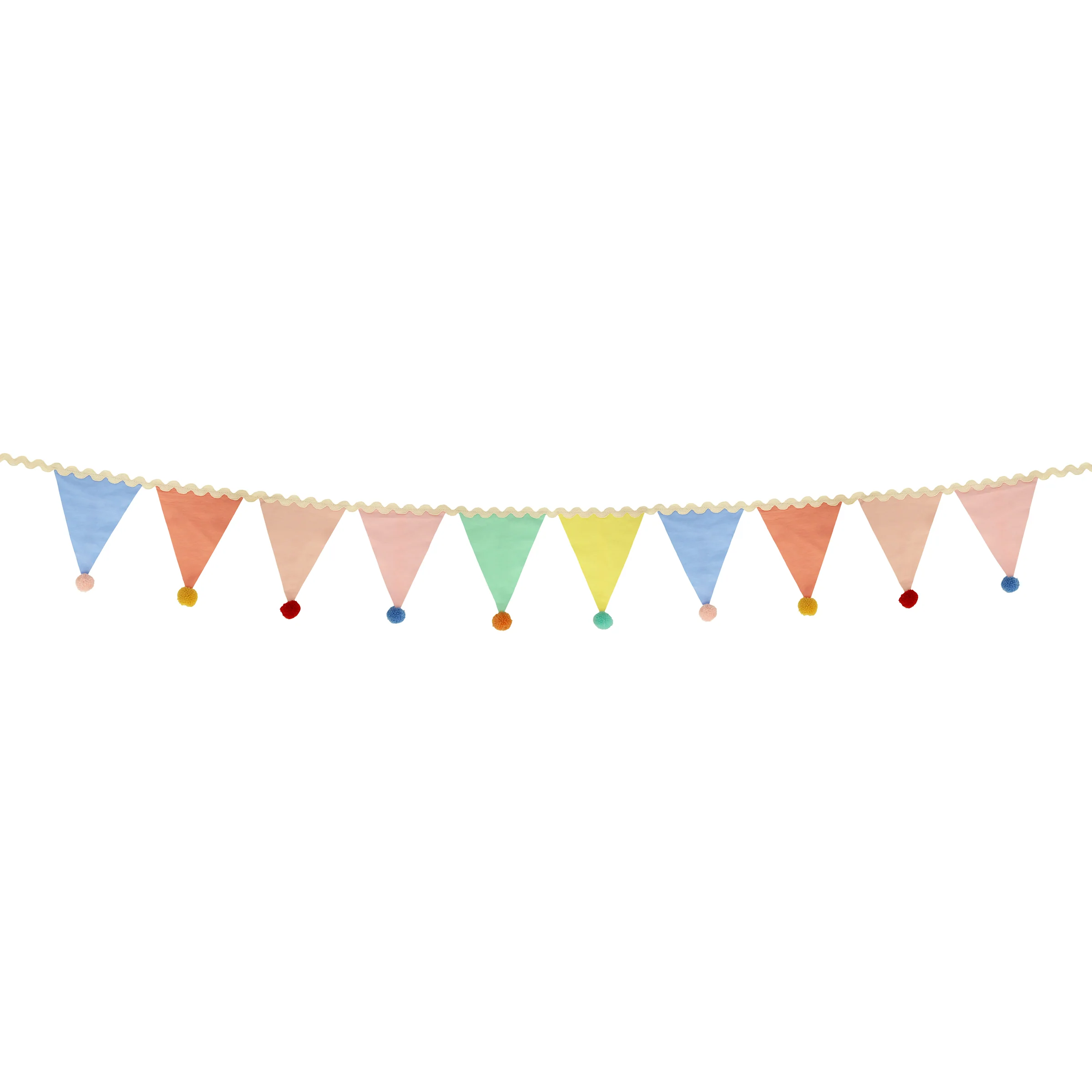 Pastel Pompom Flag Garland - Image 6