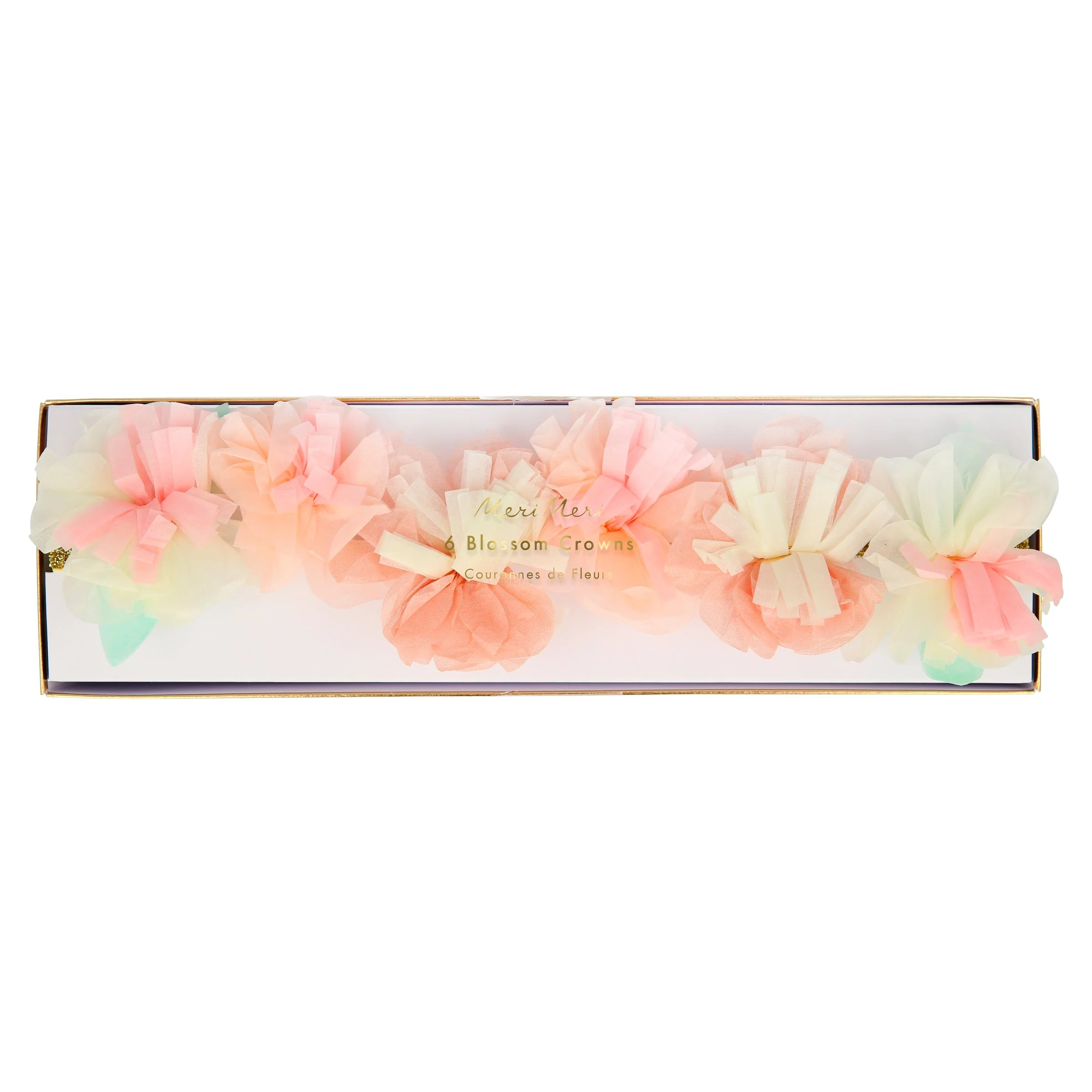 Pink Blossom Crowns (x 6) - Image 3