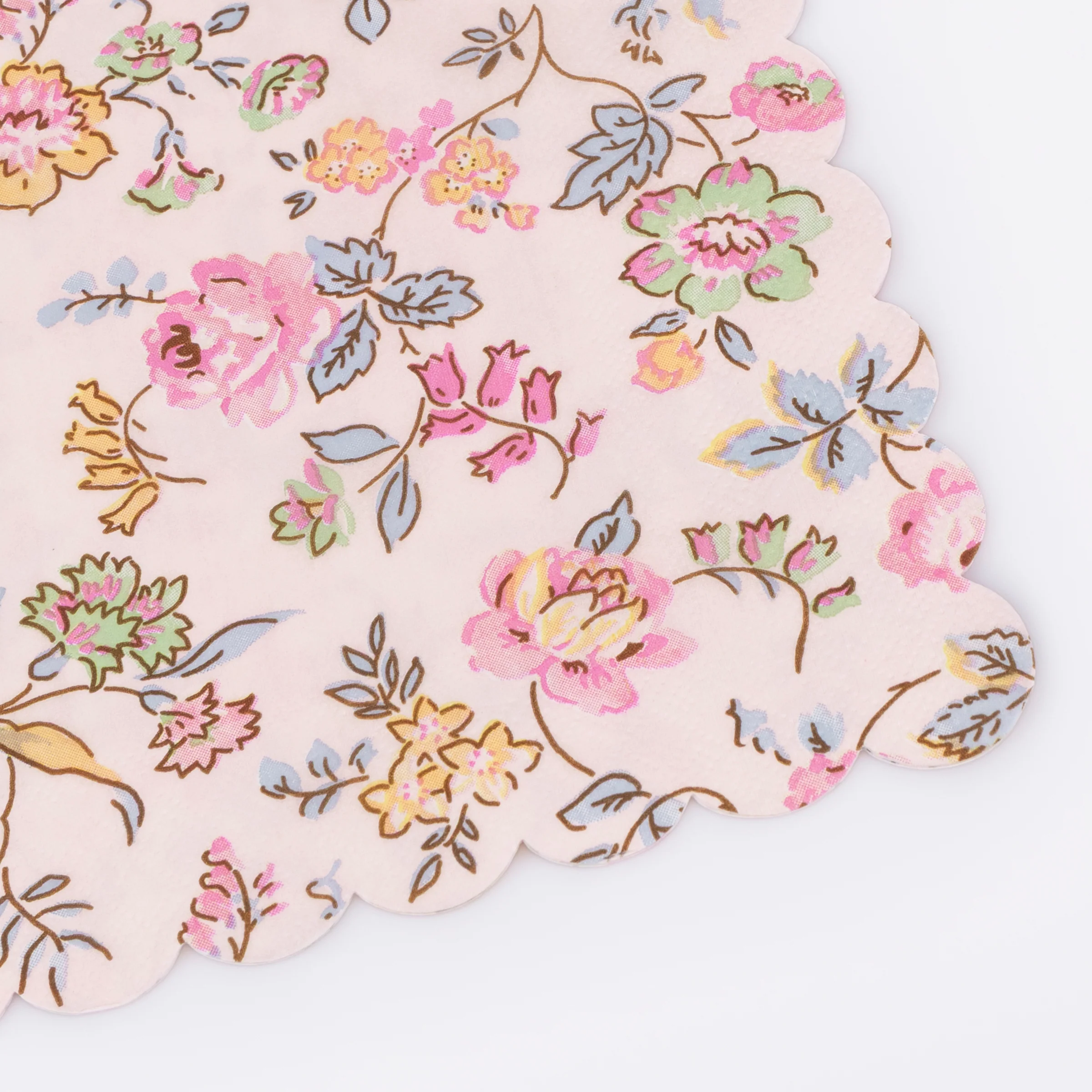 Pink Chintz Large Napkins (x 16) - Image 2