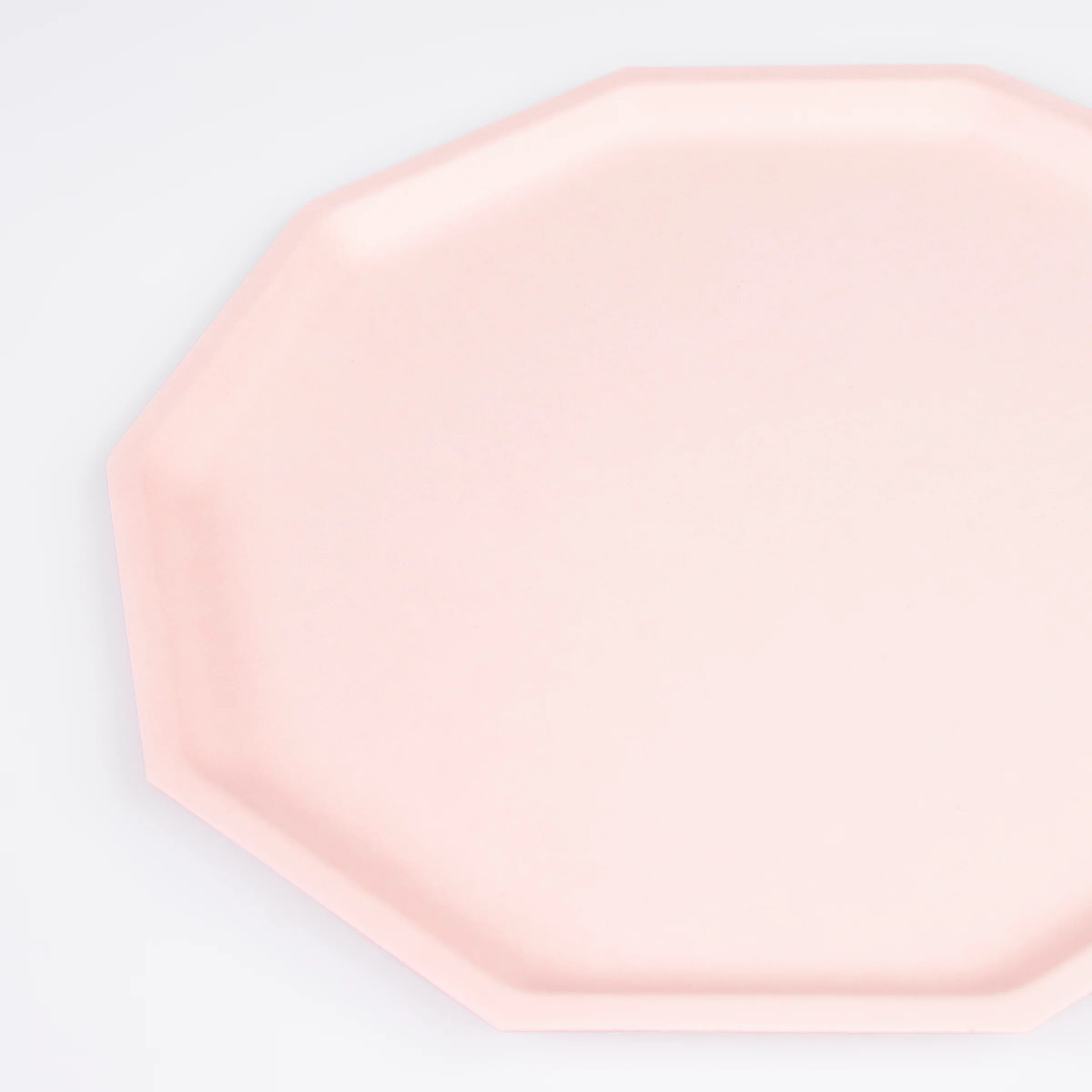Pink Decagon Compostable Dinner Plates (x 8) - Image 3