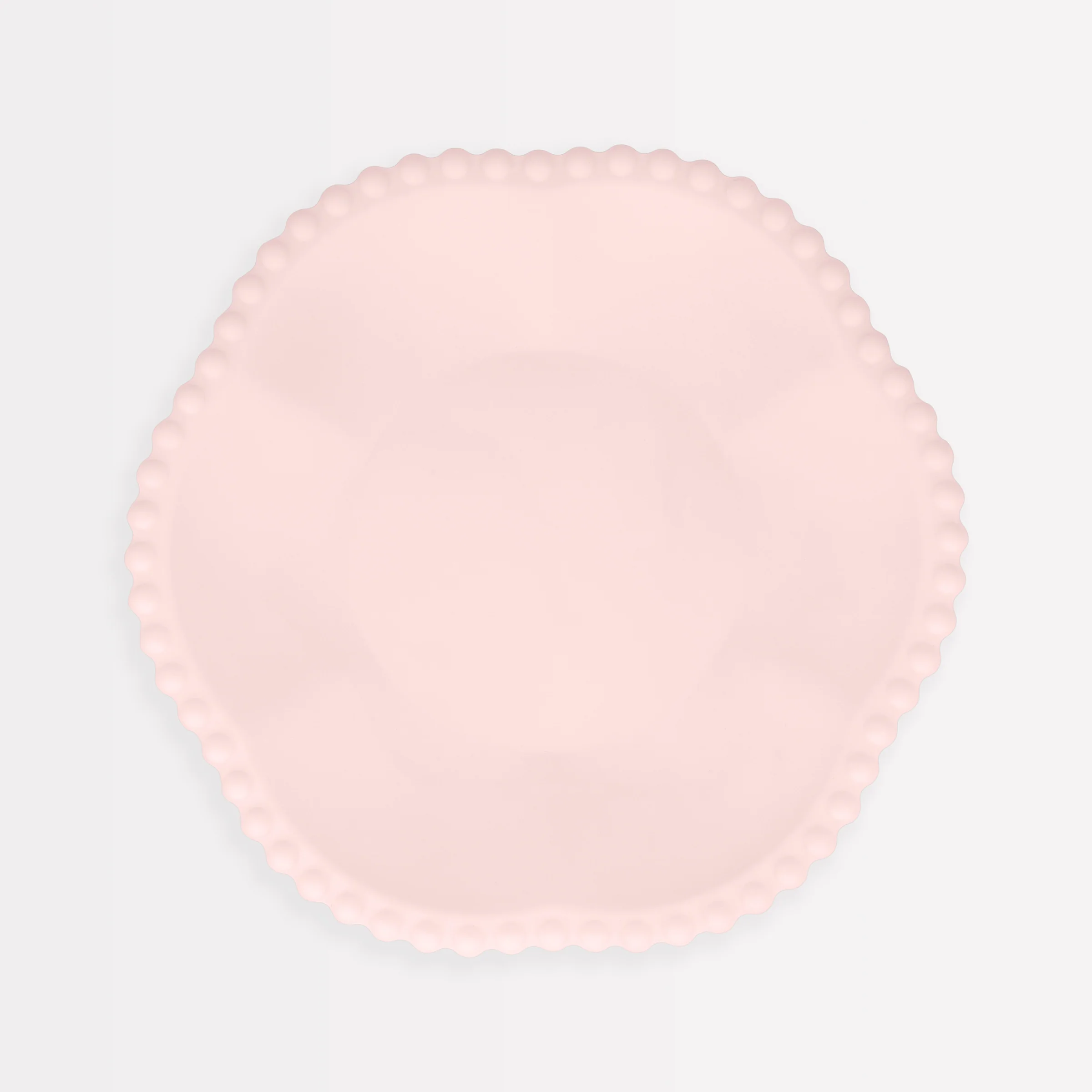 Pink Dot Edged Flower Compostable Side Plates (x 8)