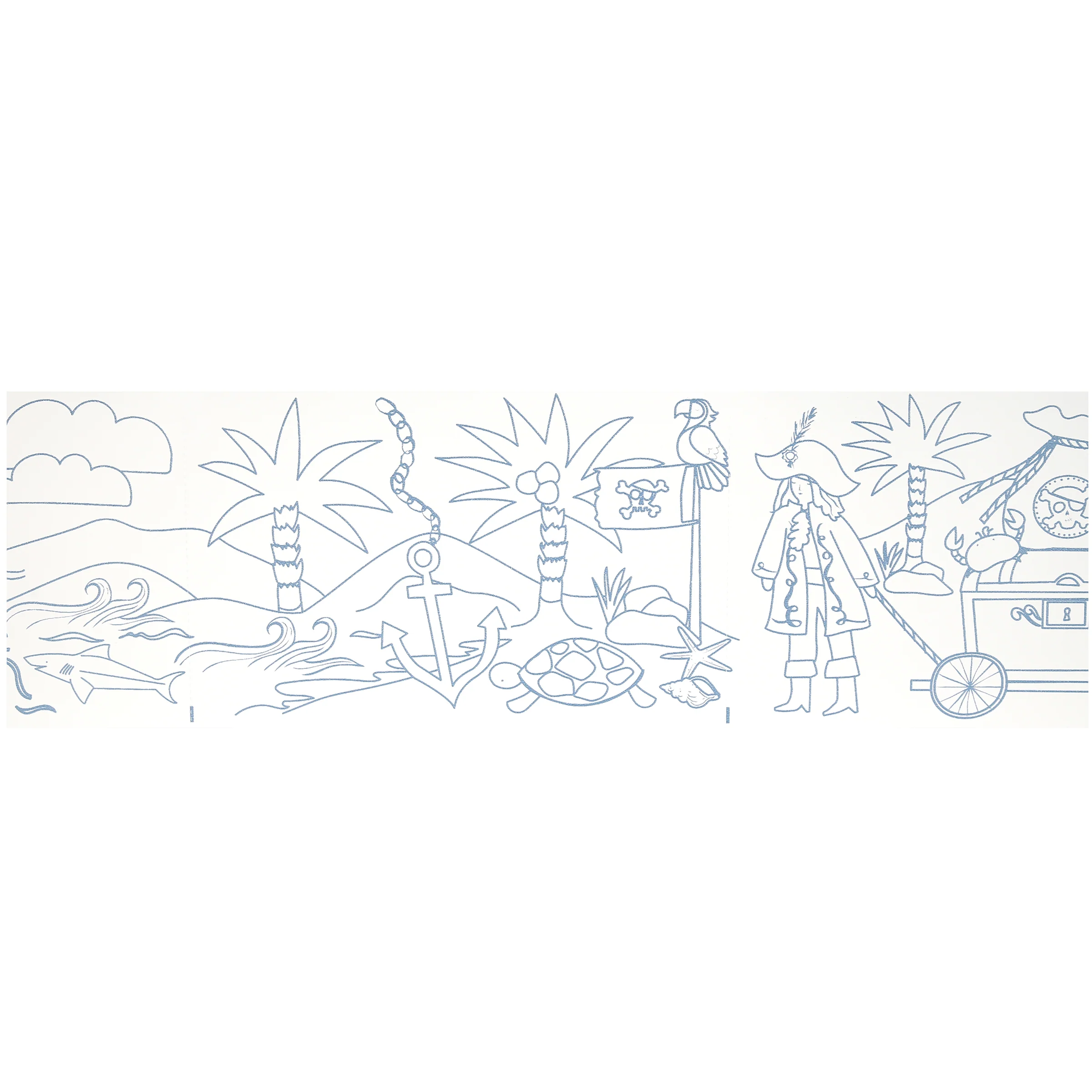Pirate Colouring Roll - Image 4