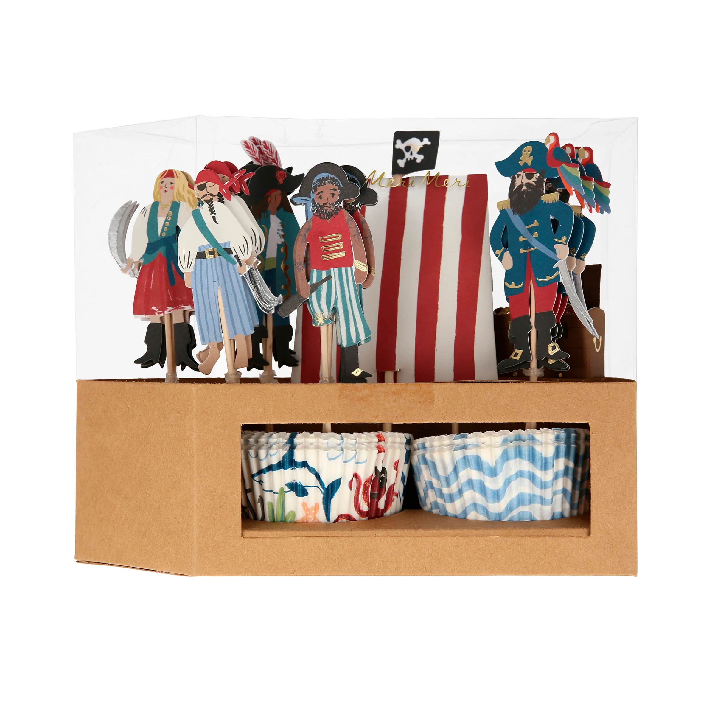 Pirate Ship Cupcake Kit (x 24 toppers) - Image 2