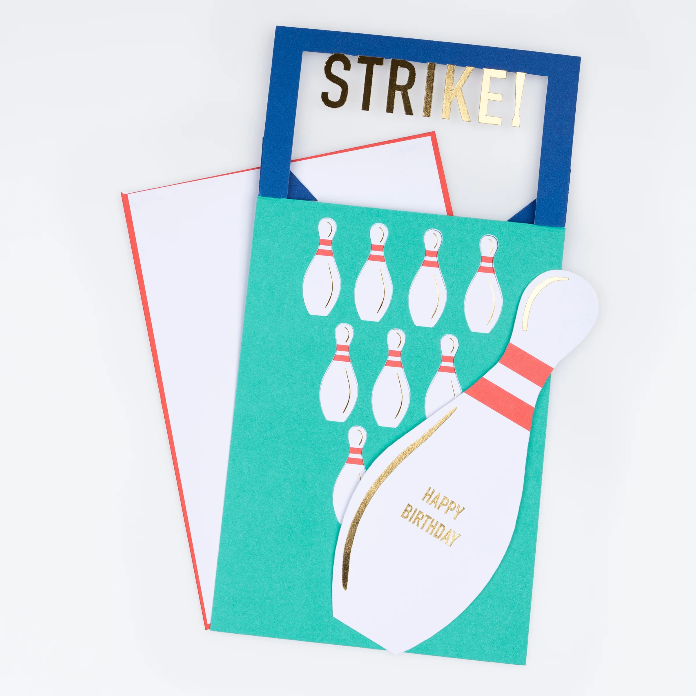 Pop-Up Bowling Birthday Card - Image 2