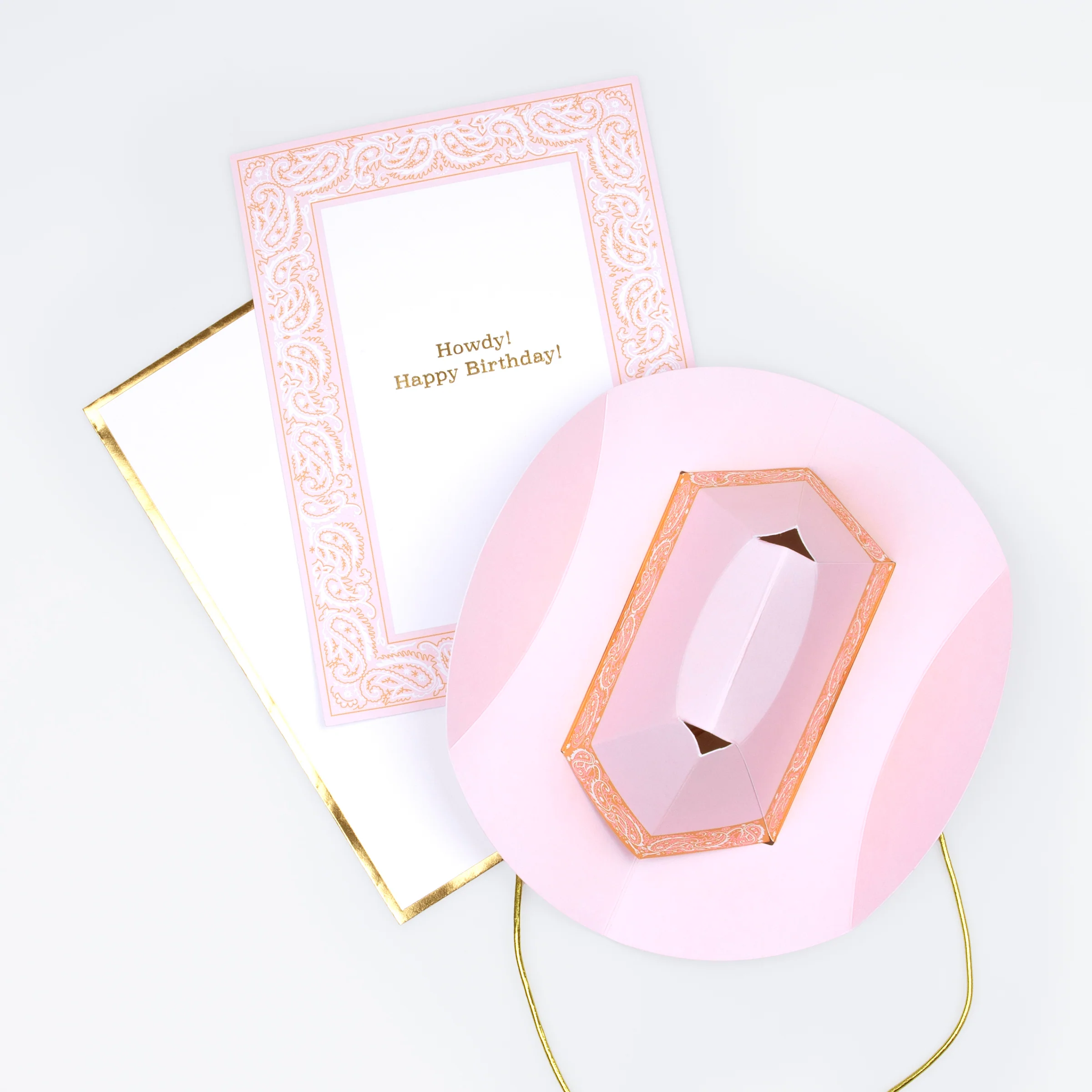 Pop-Up Western Hat Birthday Card - Image 2