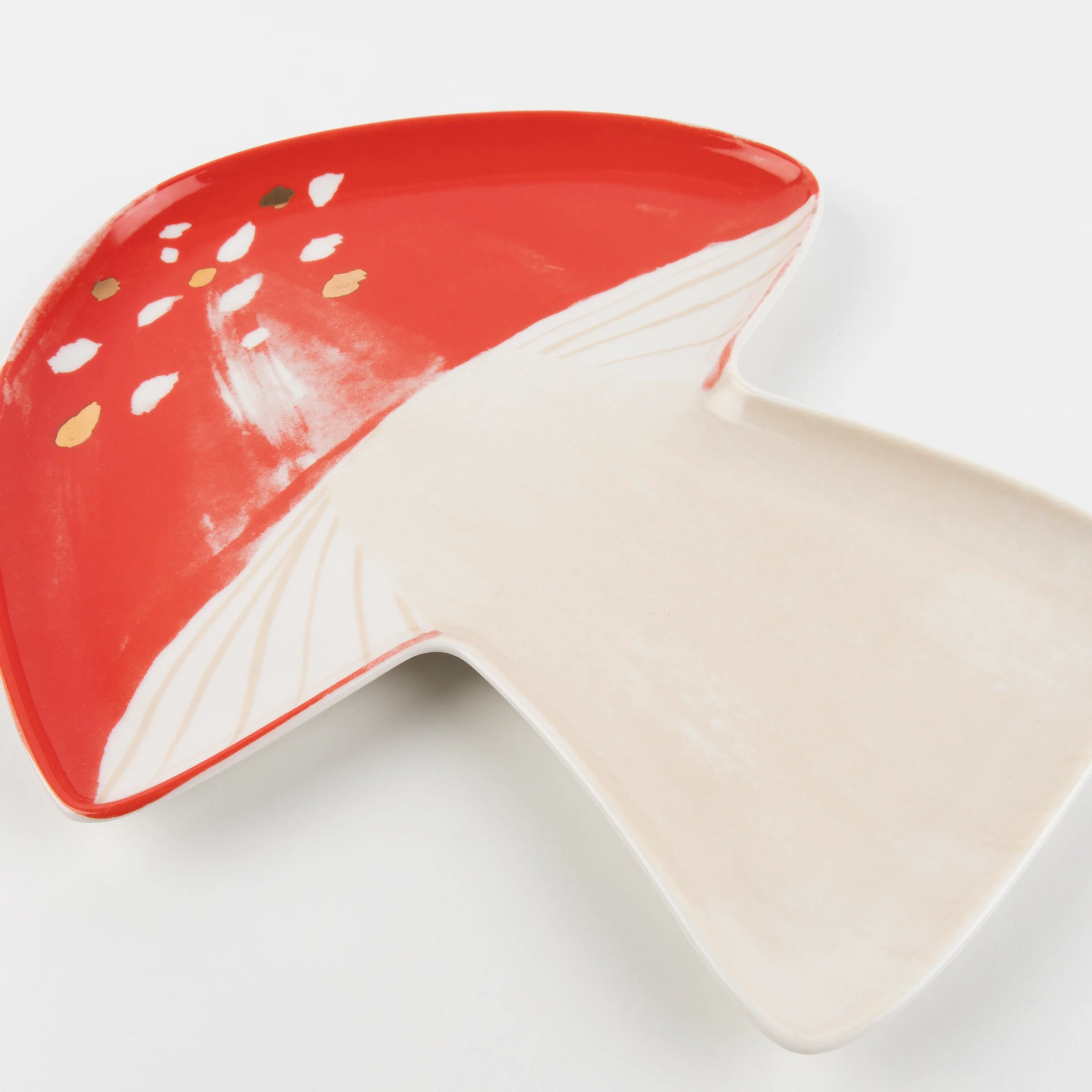 Porcelain Mushroom Plates (x 2) - Image 4