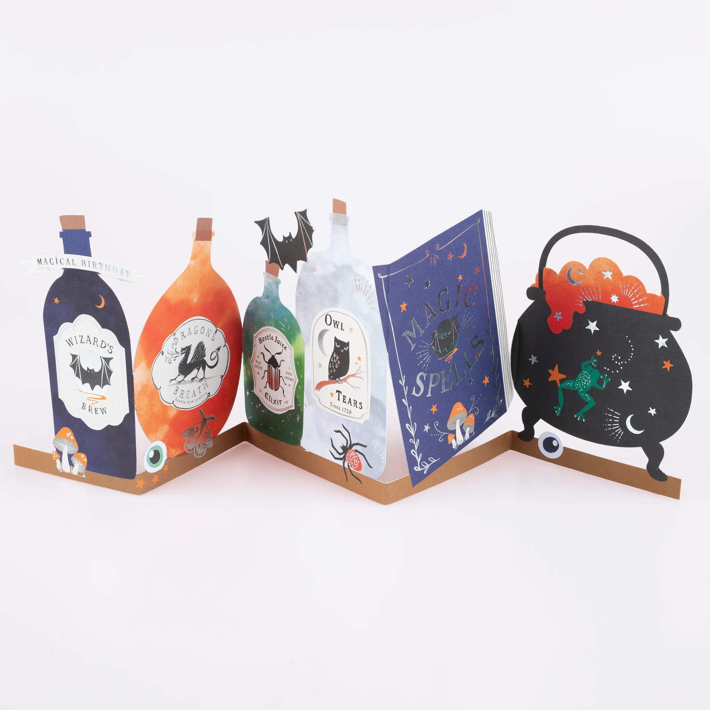 Potion Bottles Birthday Card