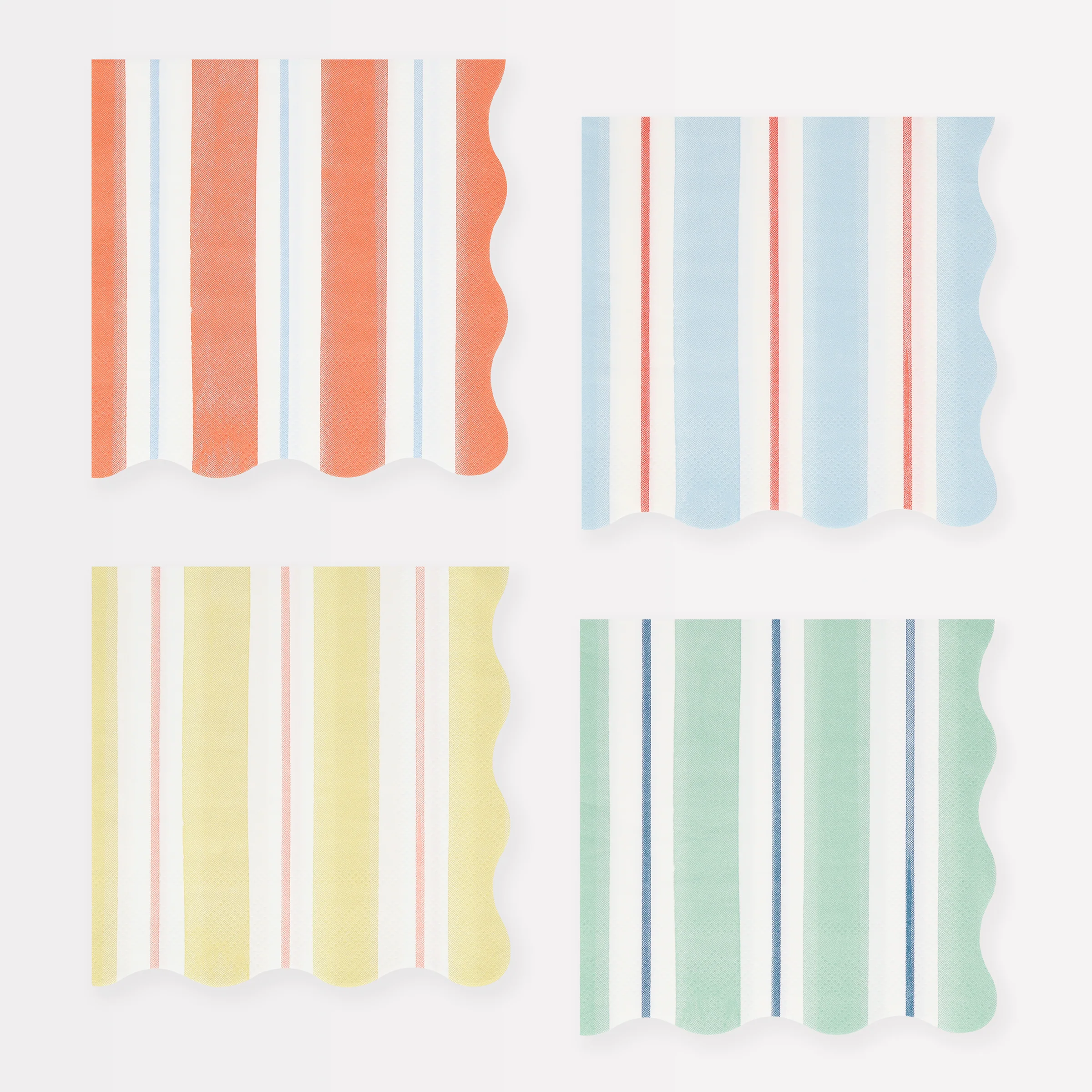 Preppy Stripe Small Napkins (x 16)