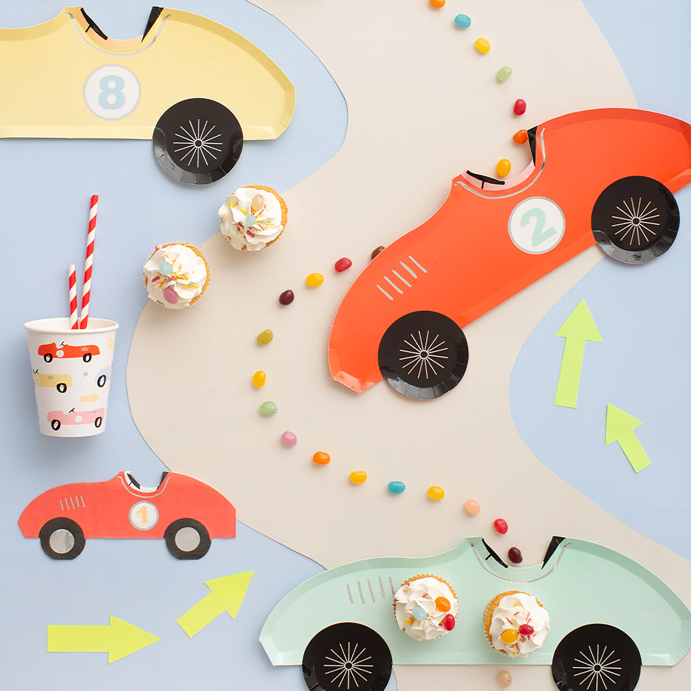 Race Car Napkins (x 16) - Image 2