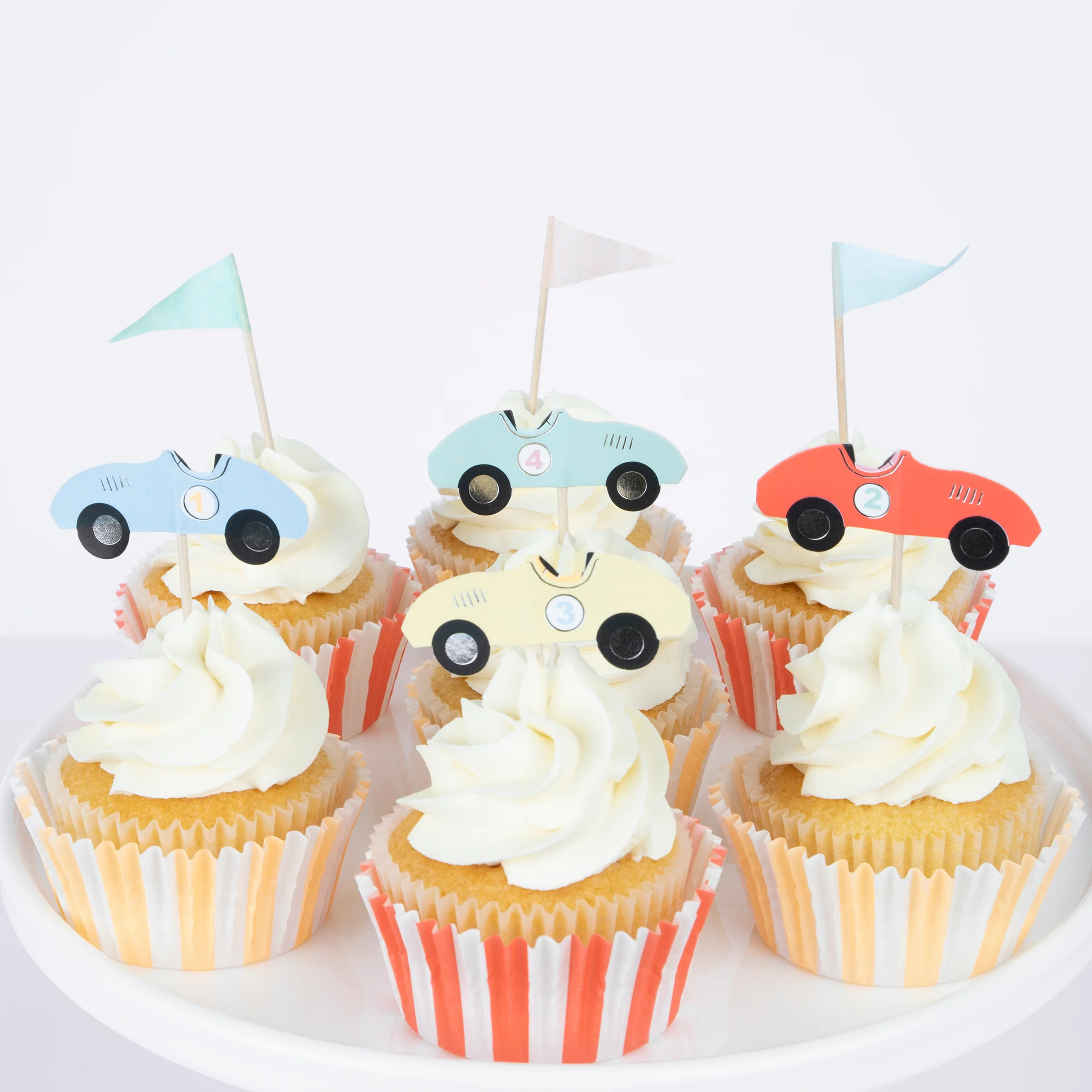 Race Car Cupcake Kit (x 24 toppers)