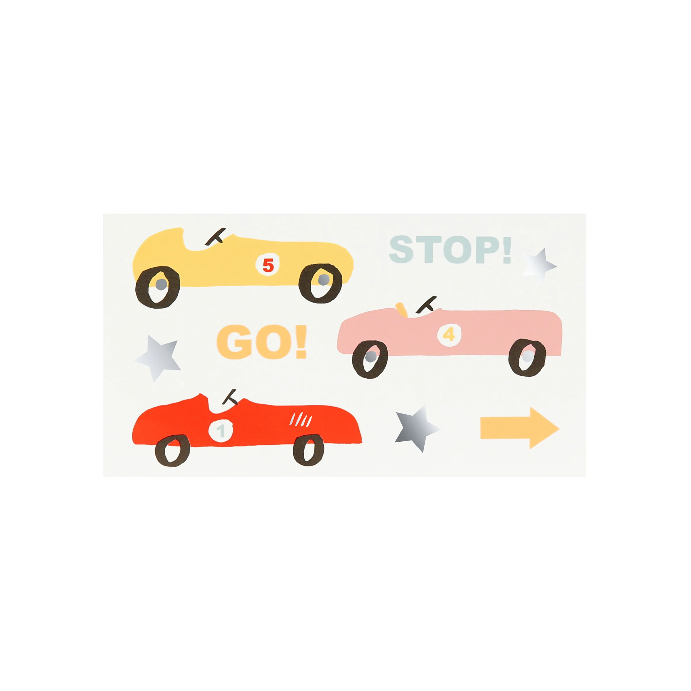 Race Car Temporary Tattoos - Image 4