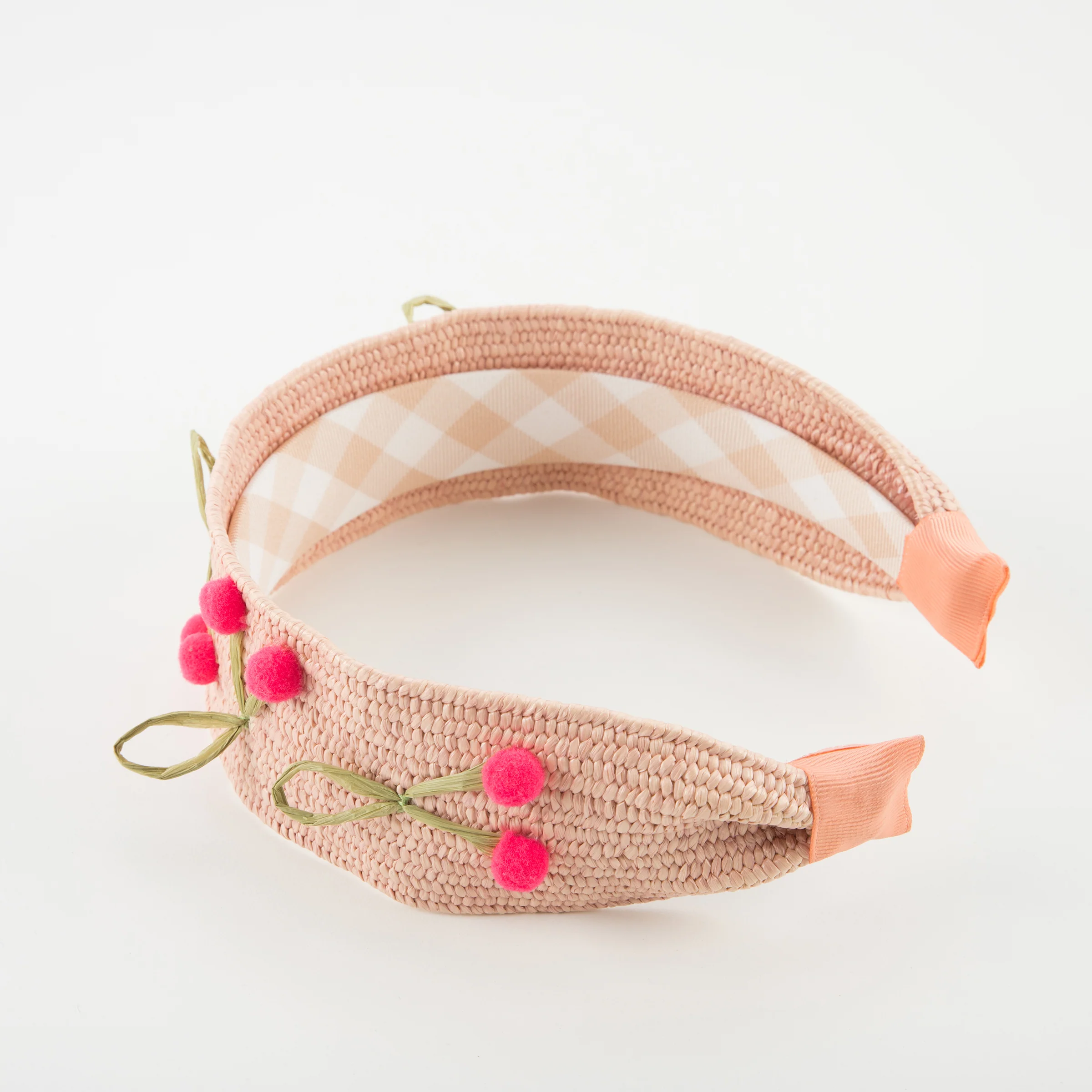 Raffia Headband Cherries - Image 3