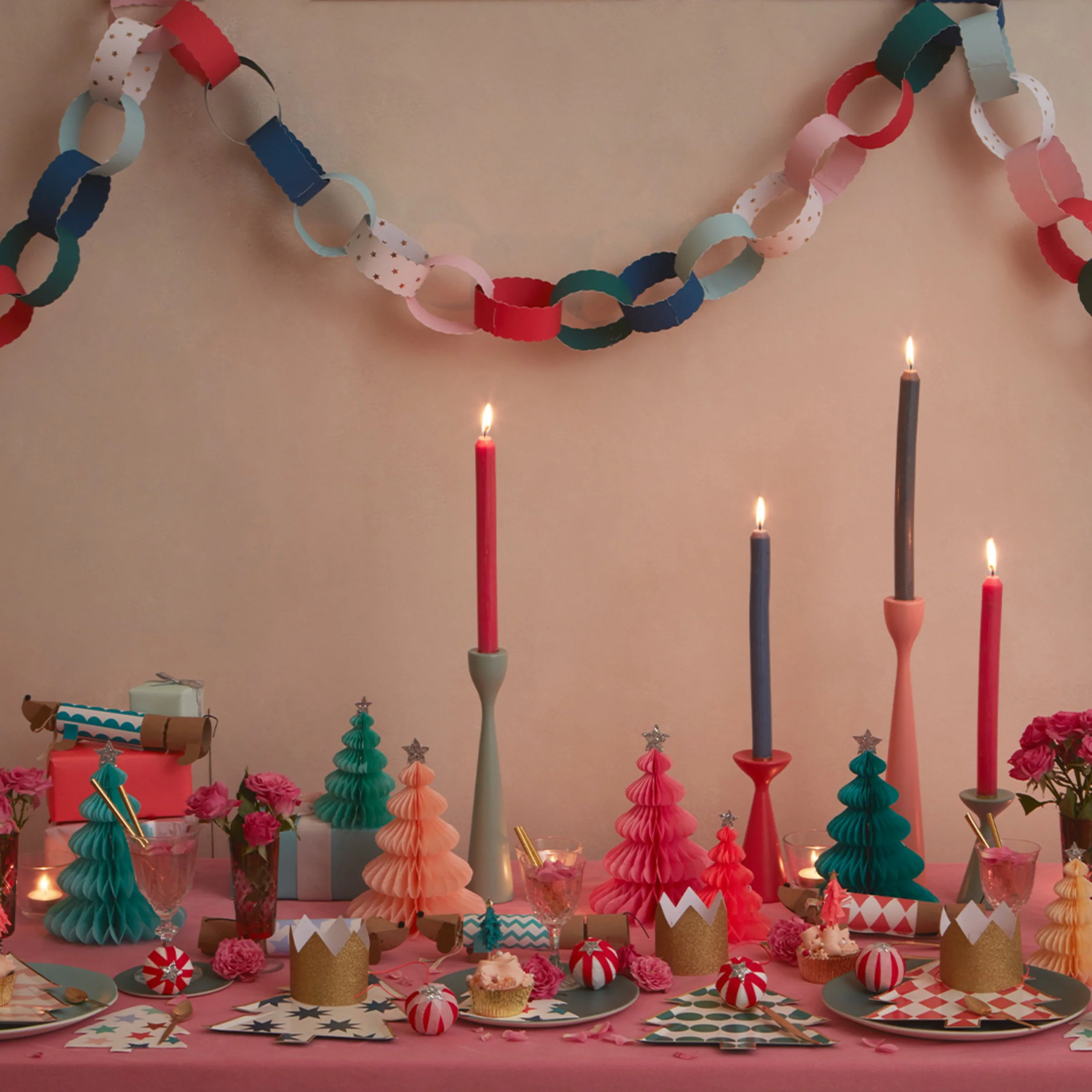 Rainbow Forest Honeycomb Decorations (x 10) - Image 7