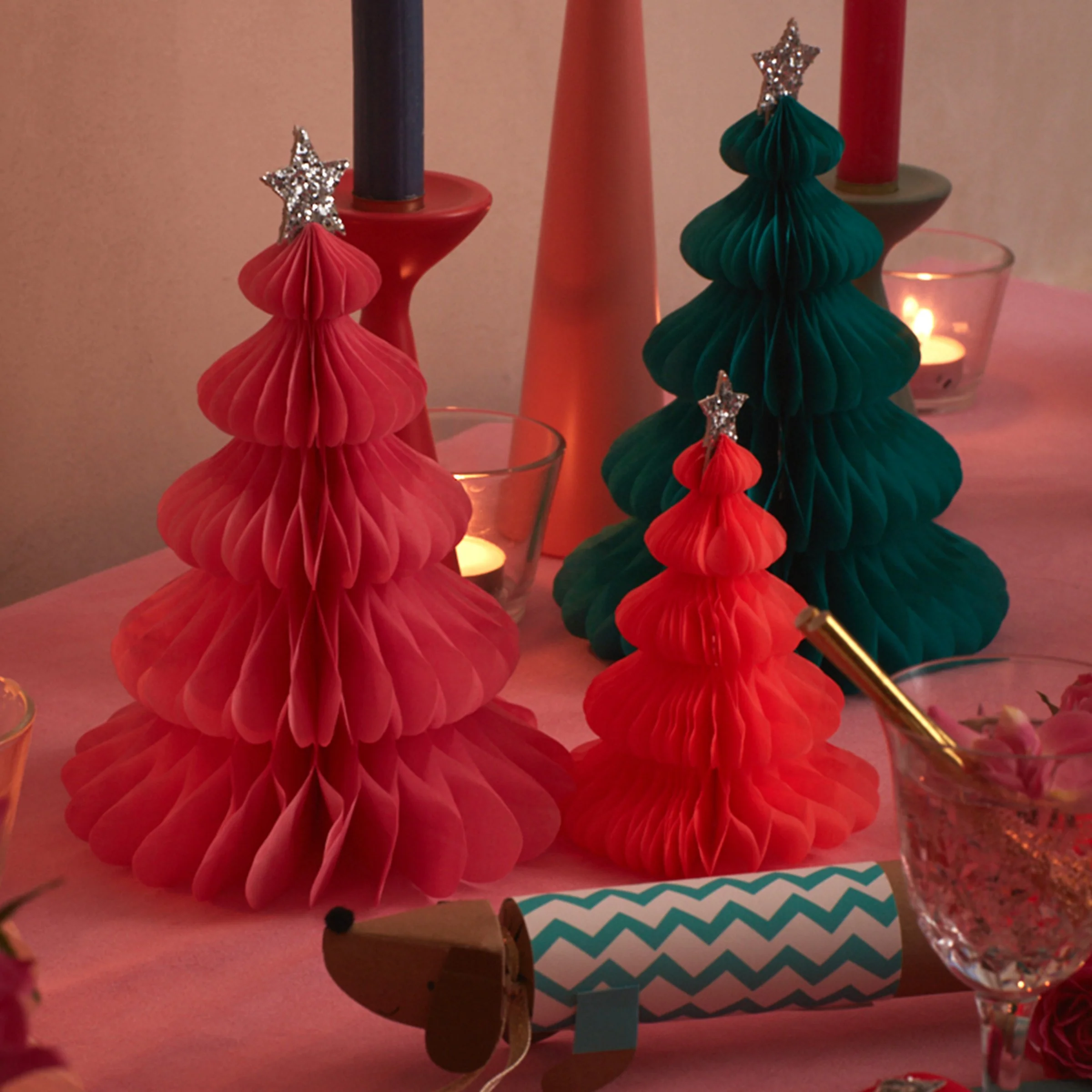 Rainbow Forest Honeycomb Decorations (x 10) - Image 8