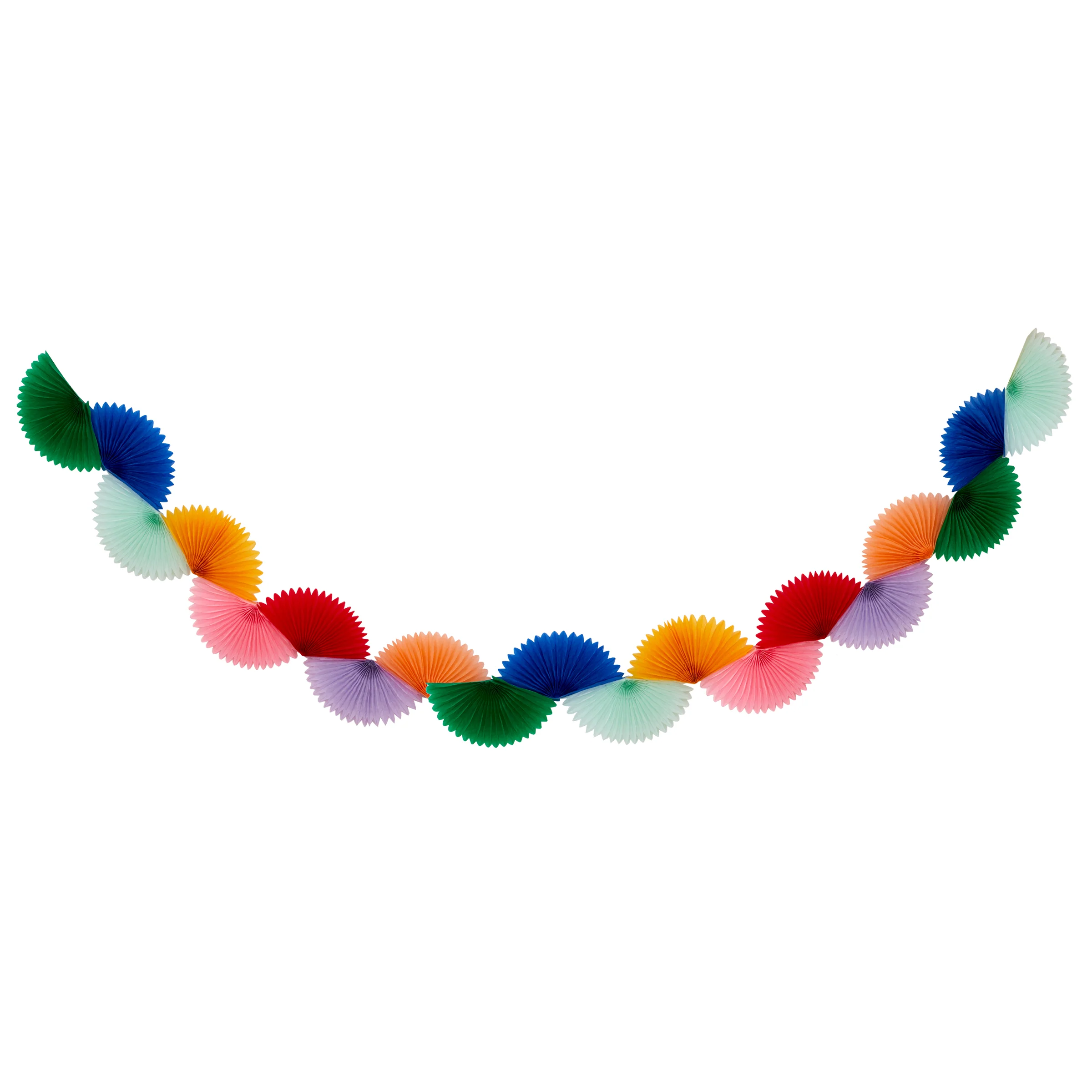 Rainbow Honeycomb Fan Garland - Image 4