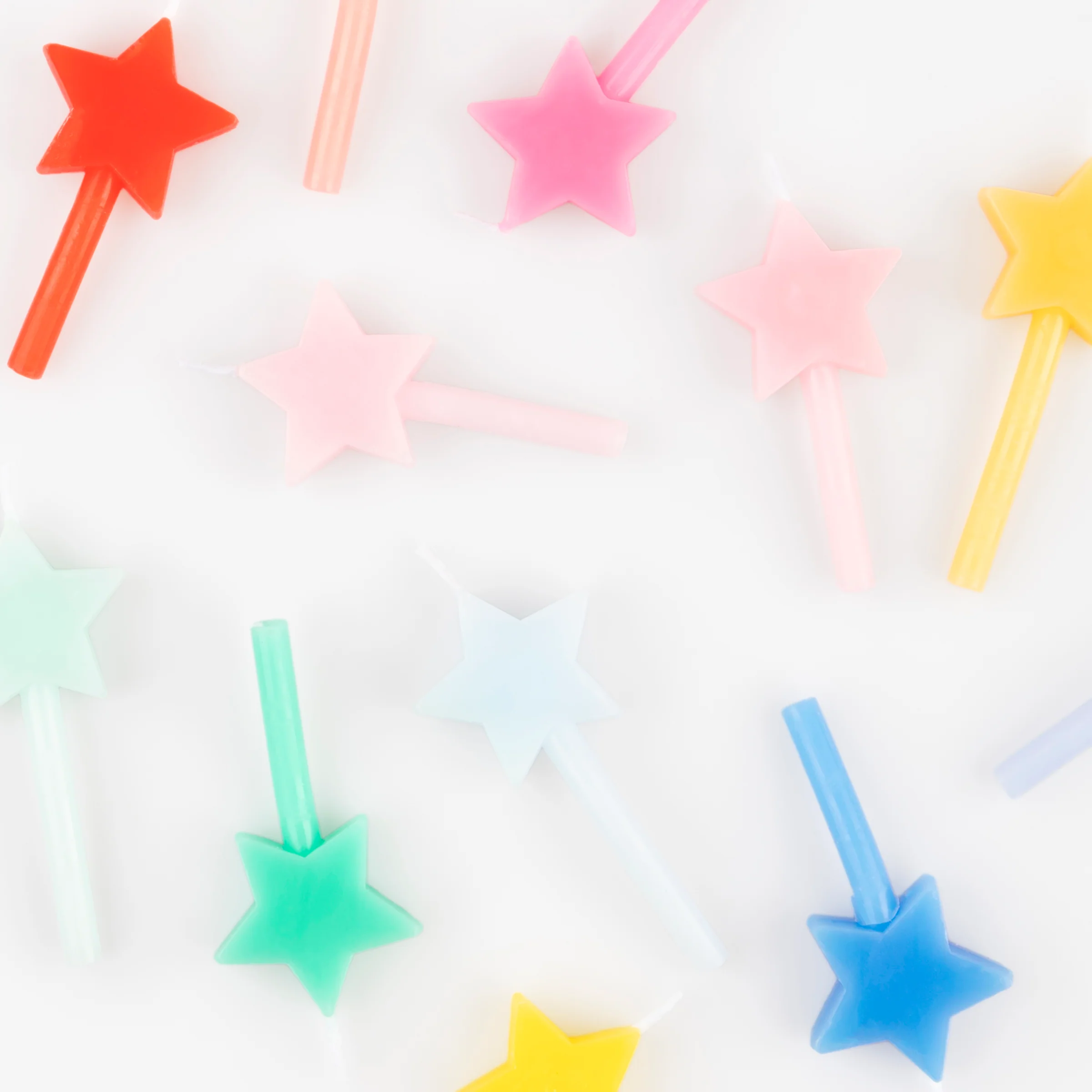 Rainbow Star Candles (x 12) - Image 4