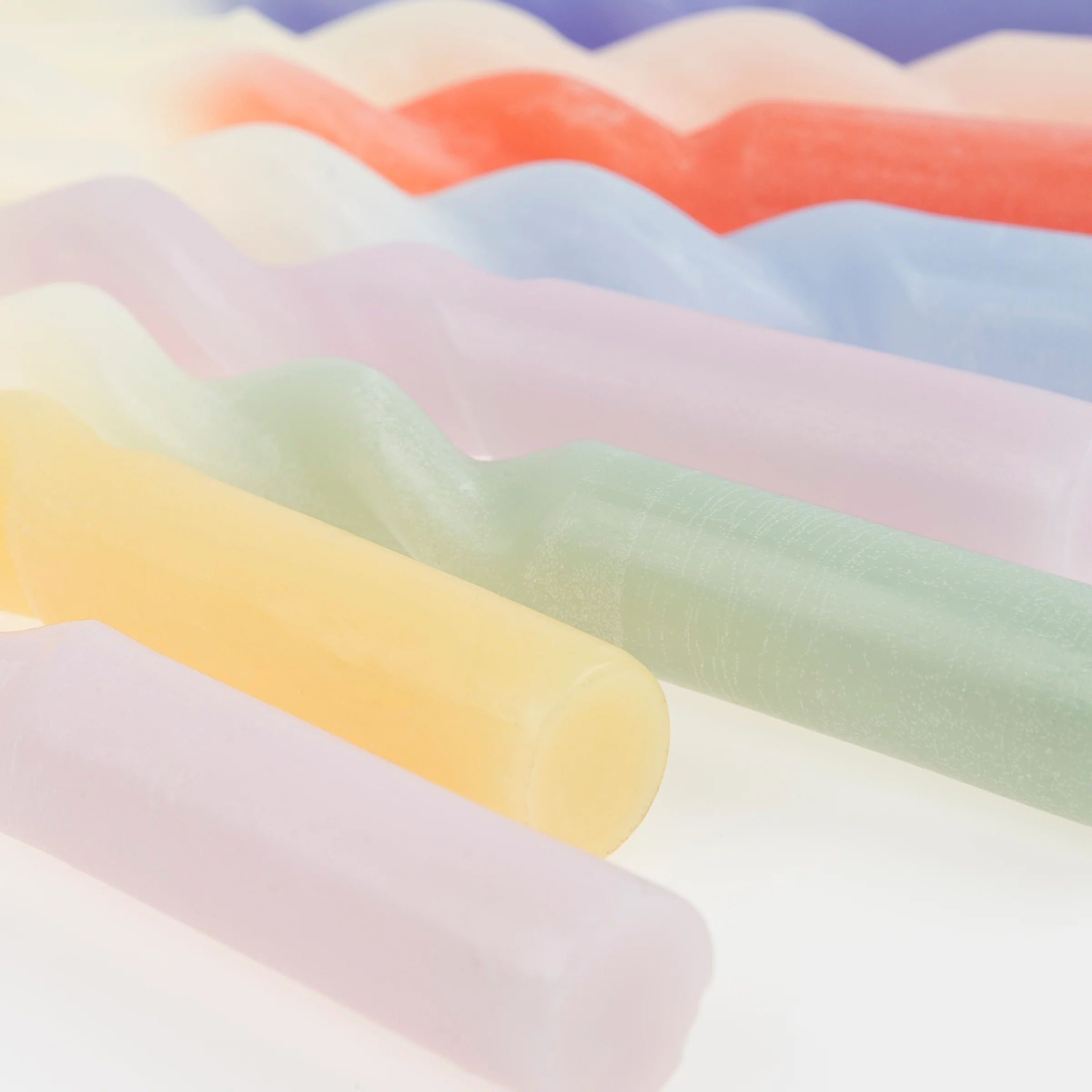 Rainbow Twisted Table Candles (x 8) - Image 3