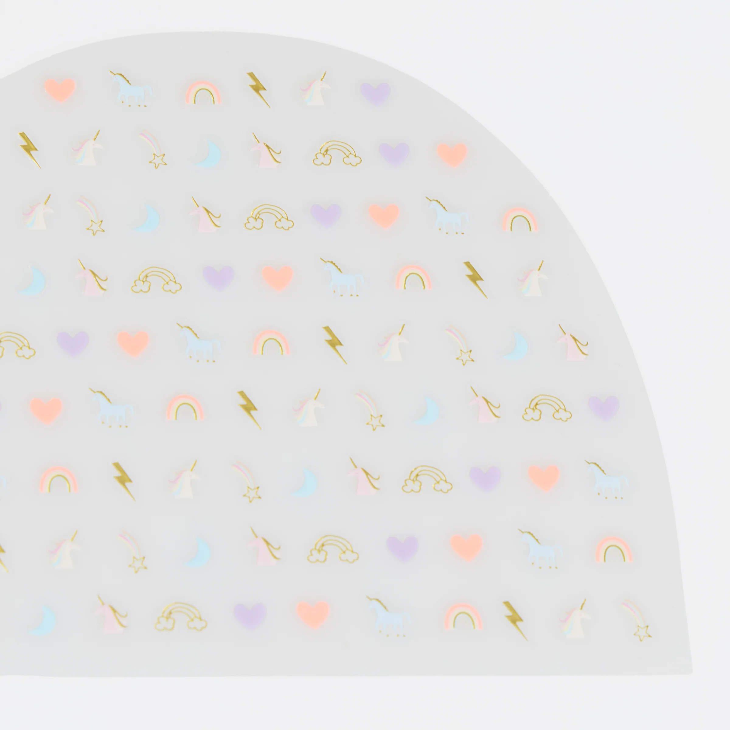 Rainbow Unicorn Nail Stickers (x 200) - Image 3