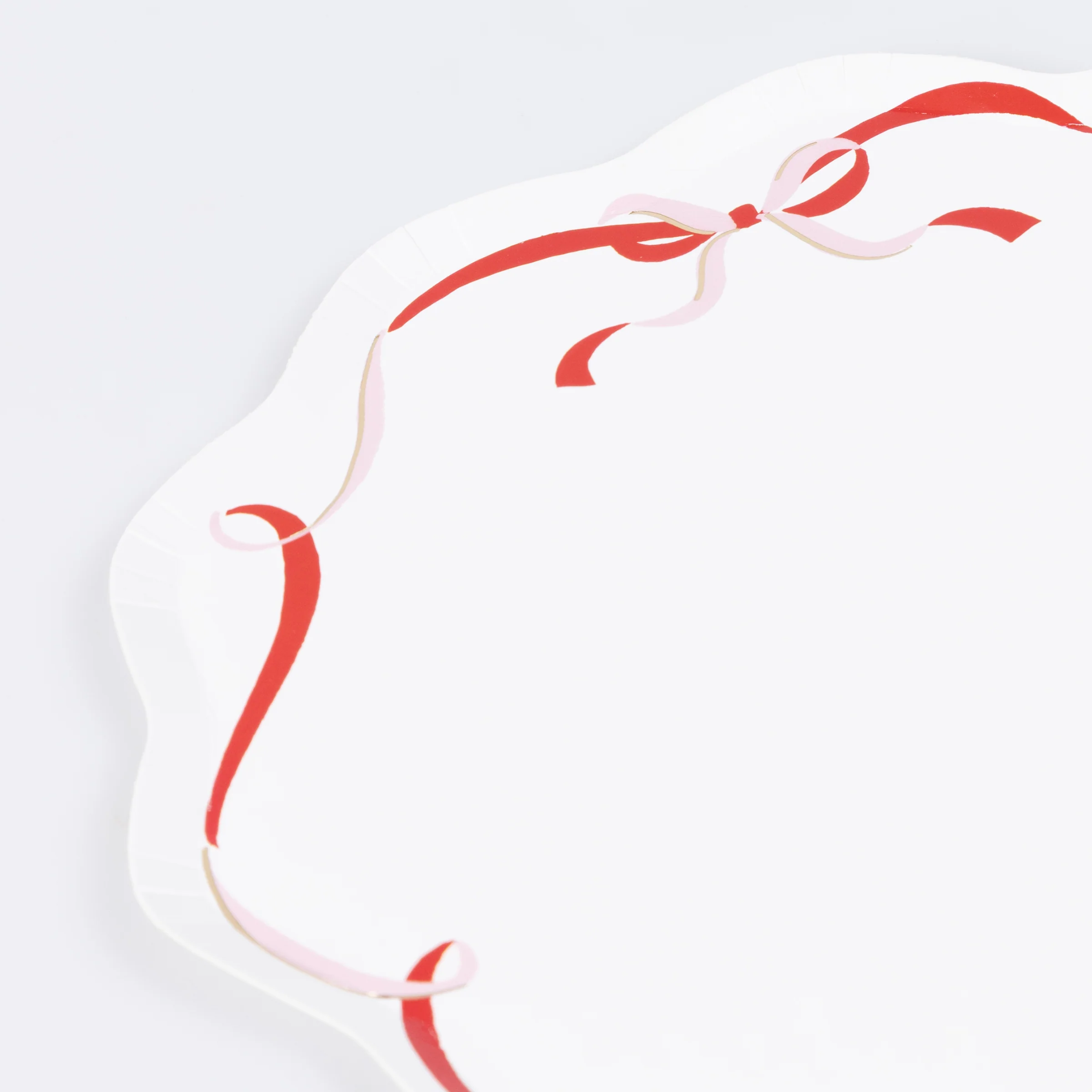 Ribbon Bow Dinner Plates (x 8) - Image 3