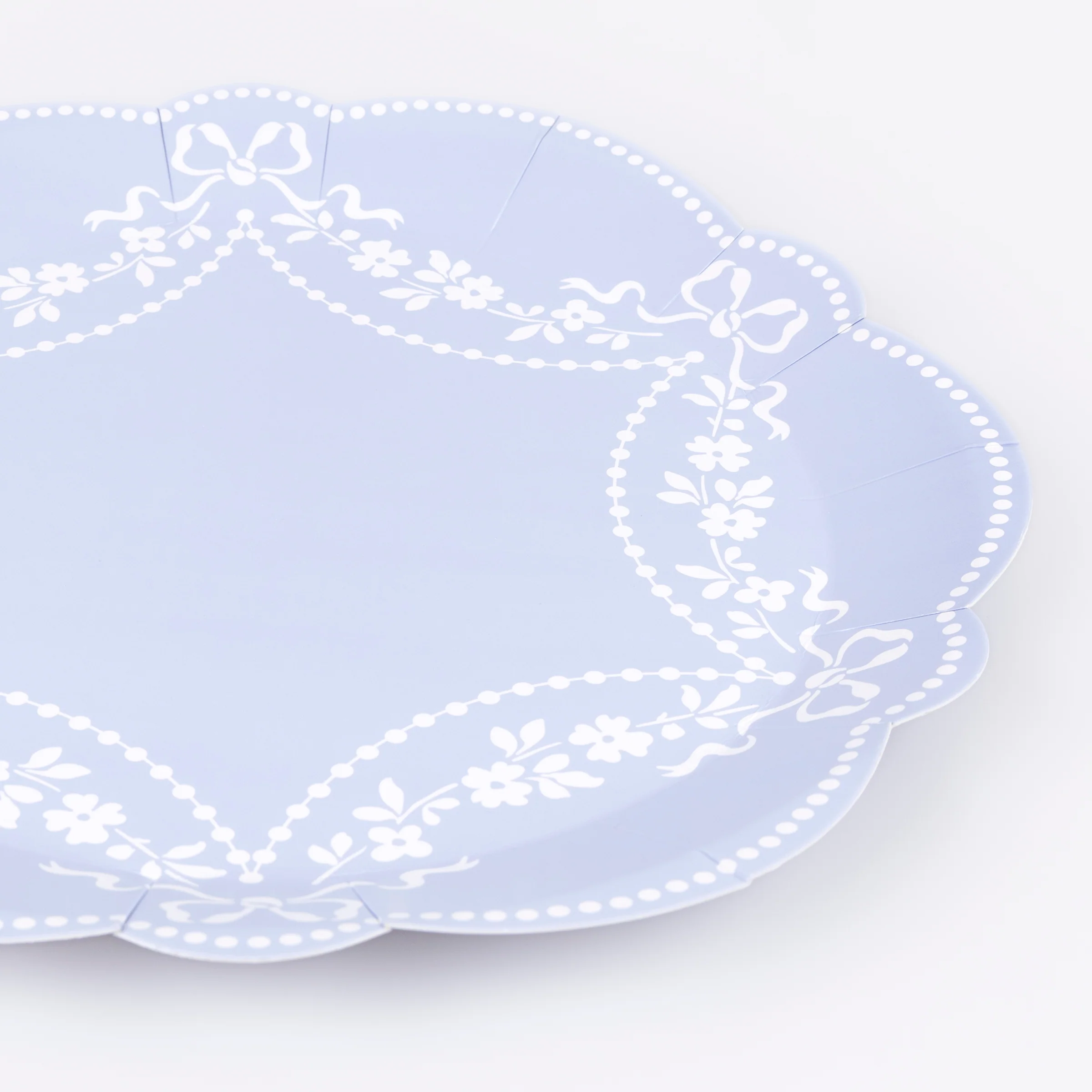 Rococo Blue Dinner Plates (x 8) - Image 2