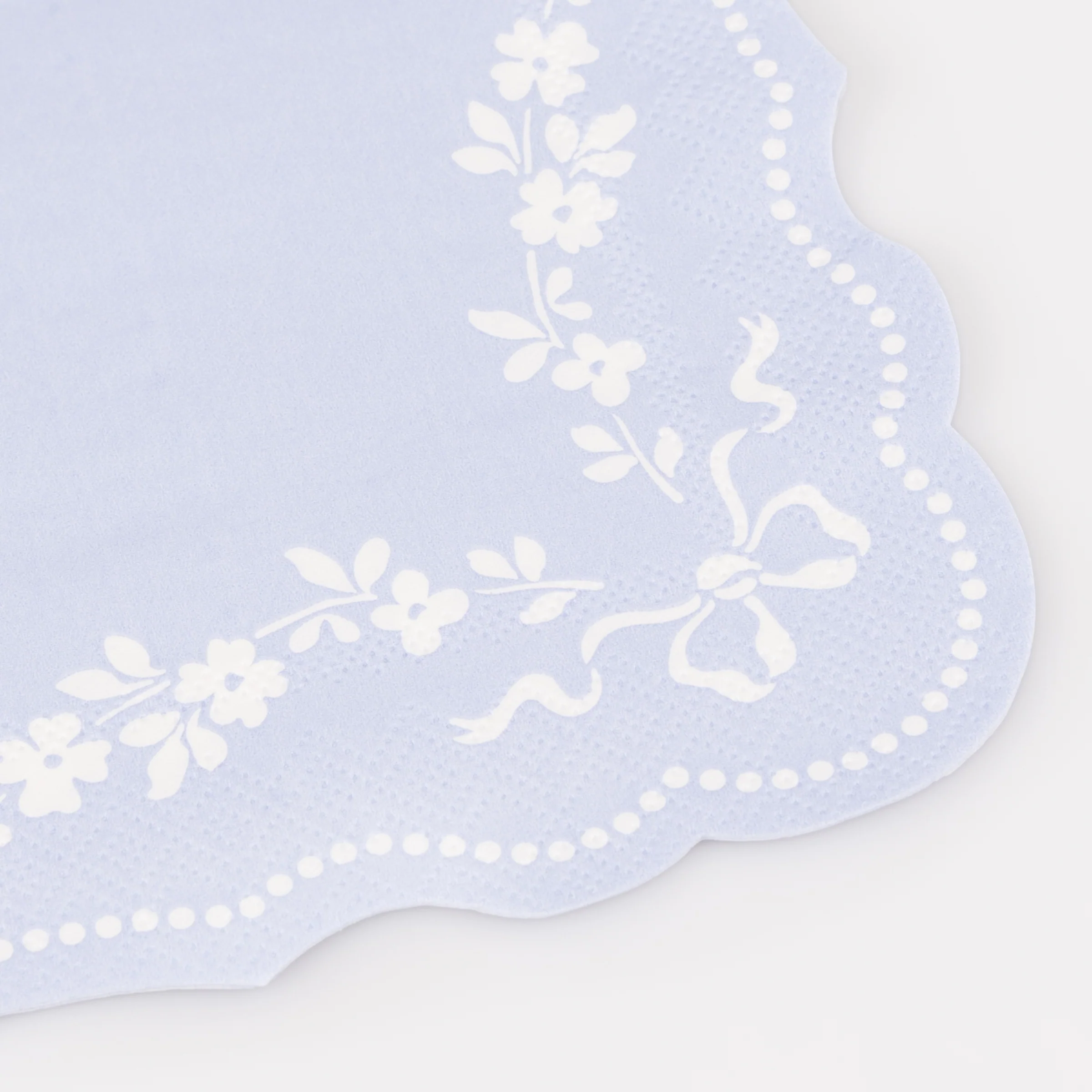 Rococo Blue Small Napkins (x 16) - Image 2