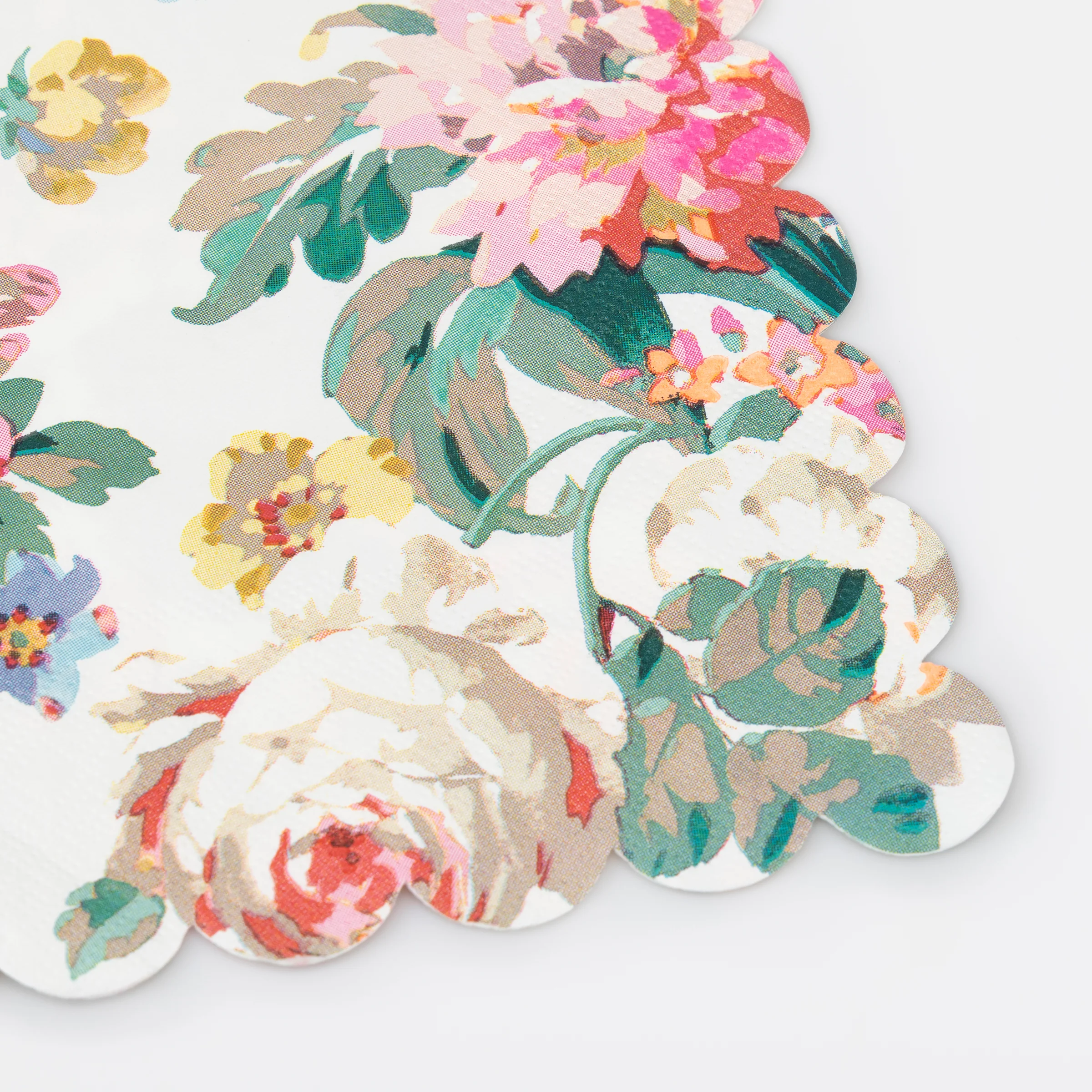 Rococo Floral Large Napkins (x 16) - Image 2