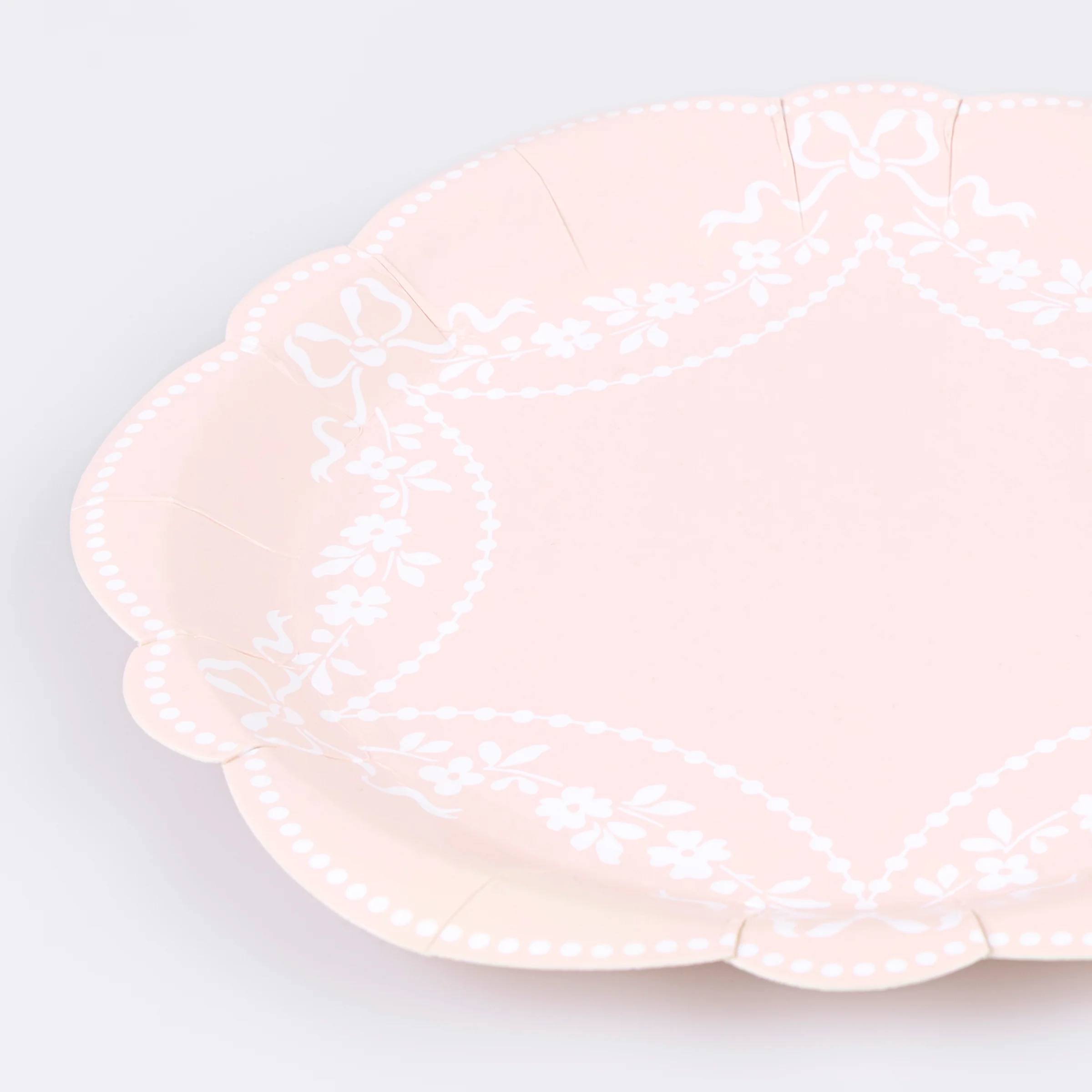 Rococo Pink Side Plates (x 8) - Image 3
