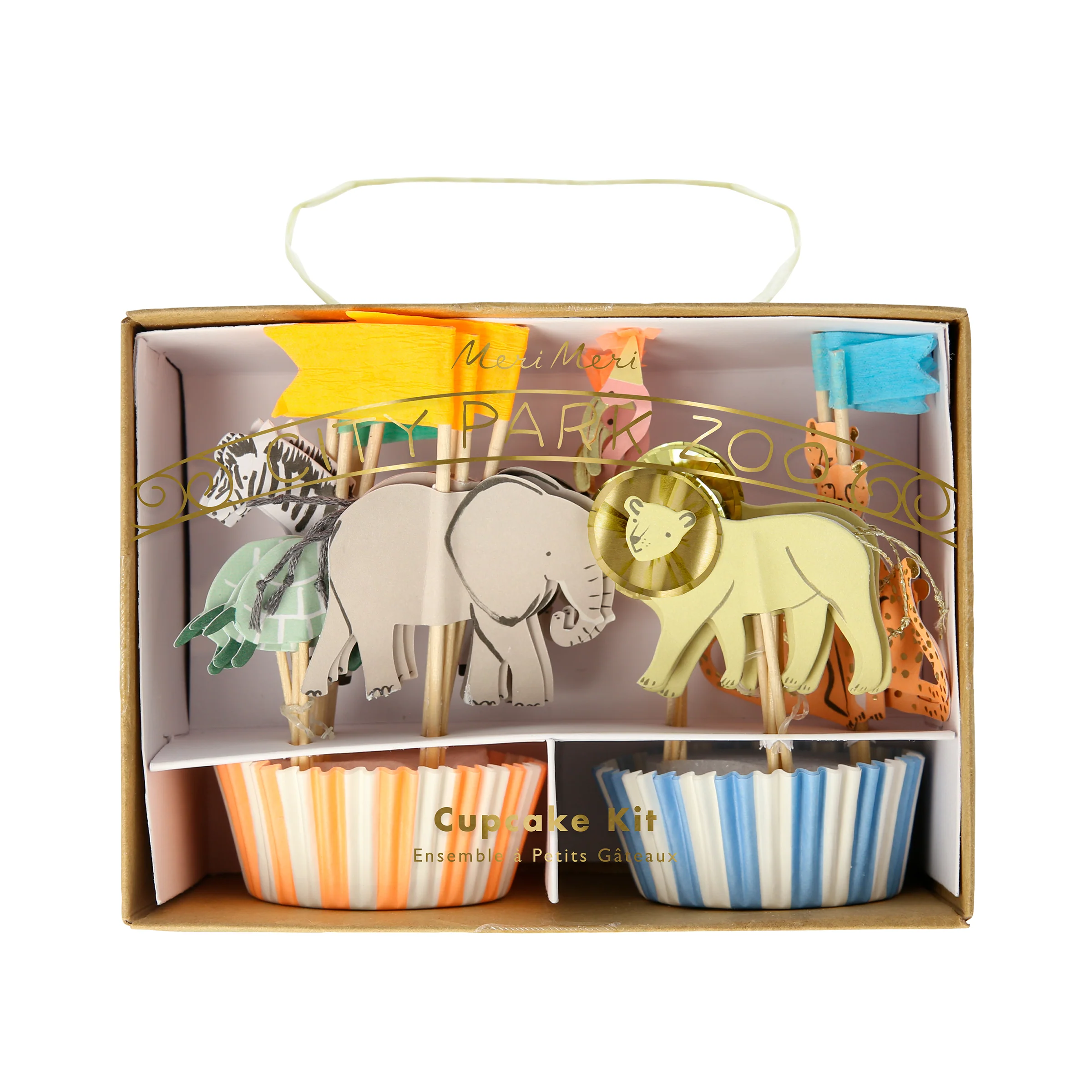 Safari Animals Cupcake Kit (x 24 toppers) - Image 2