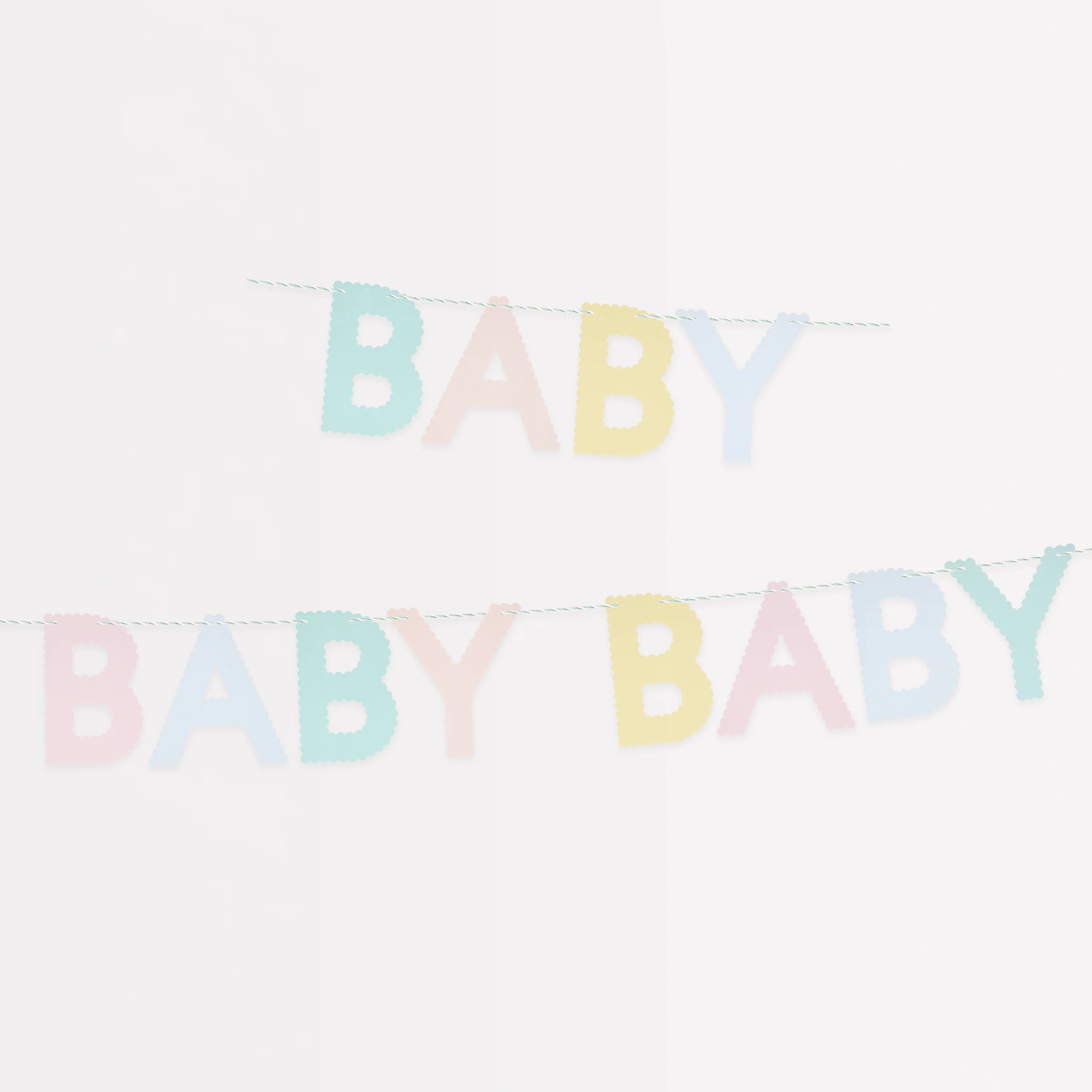 Scallop Edge Baby Garland