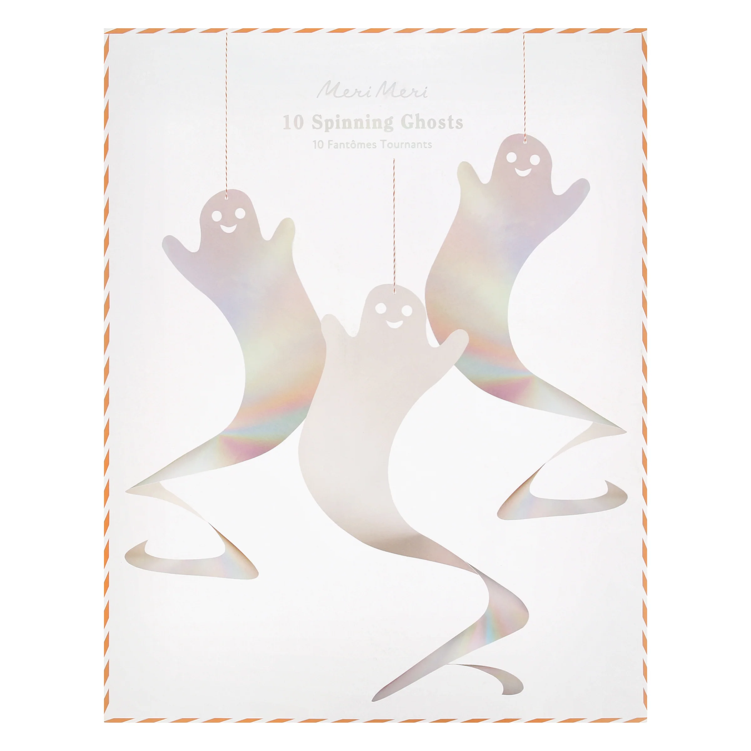 Spinning Ghost Decorations (x 10) - Image 6