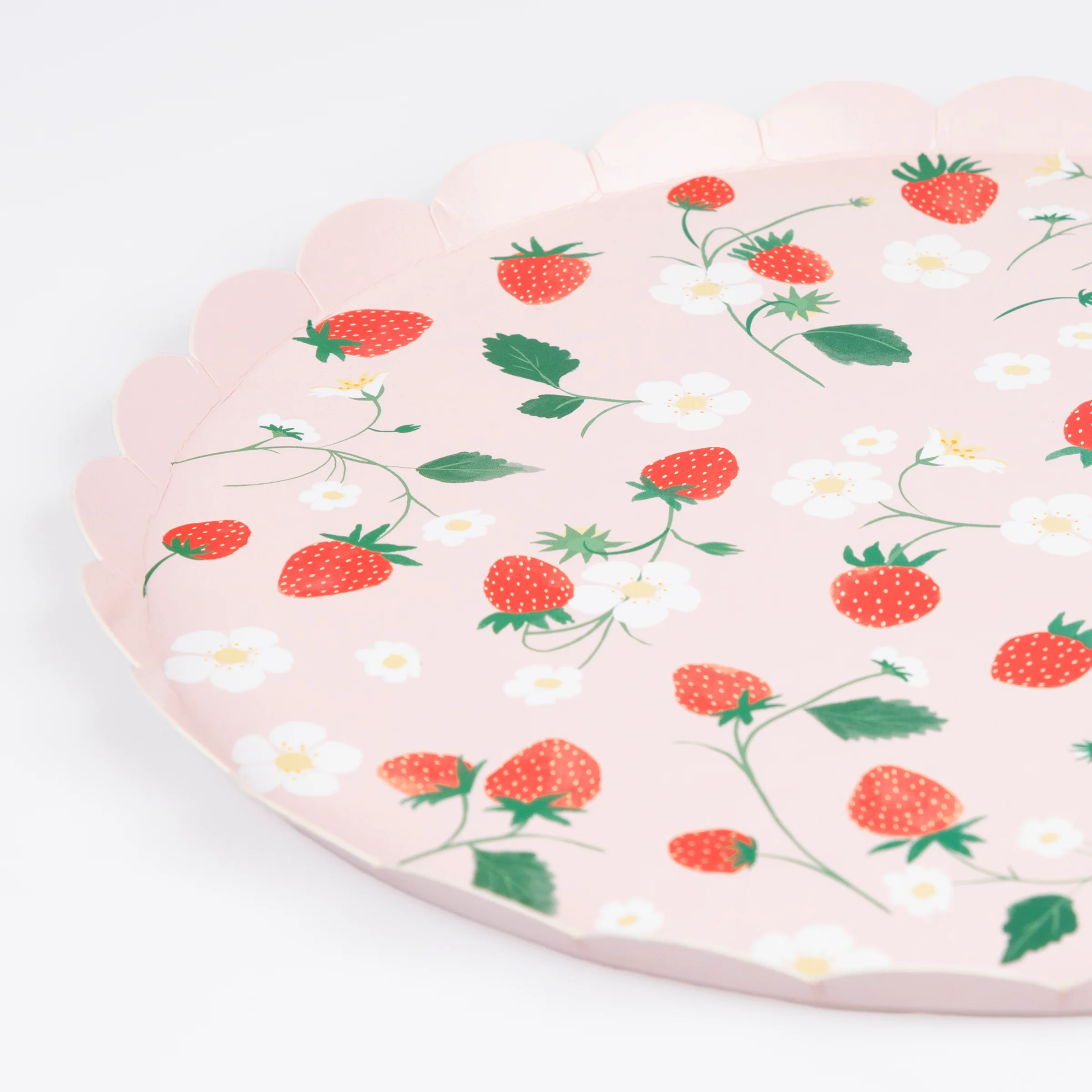 Strawberry Pattern Dinner Plates (x 8) - Image 3