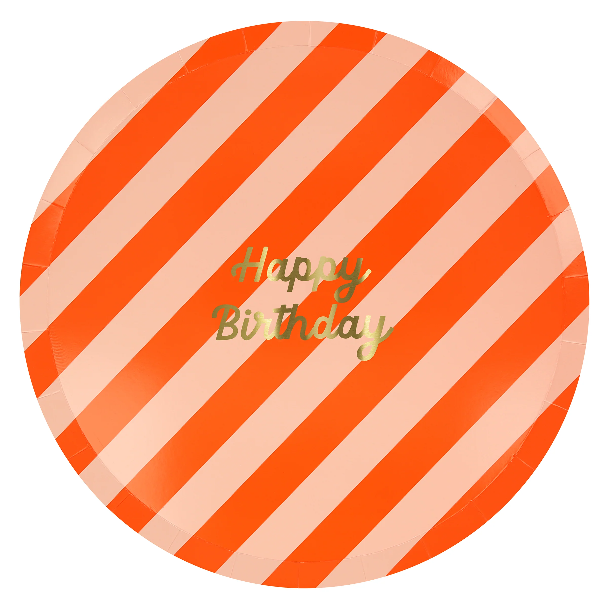 Stripe Happy Birthday Dinner Plates (x 8) - Image 4